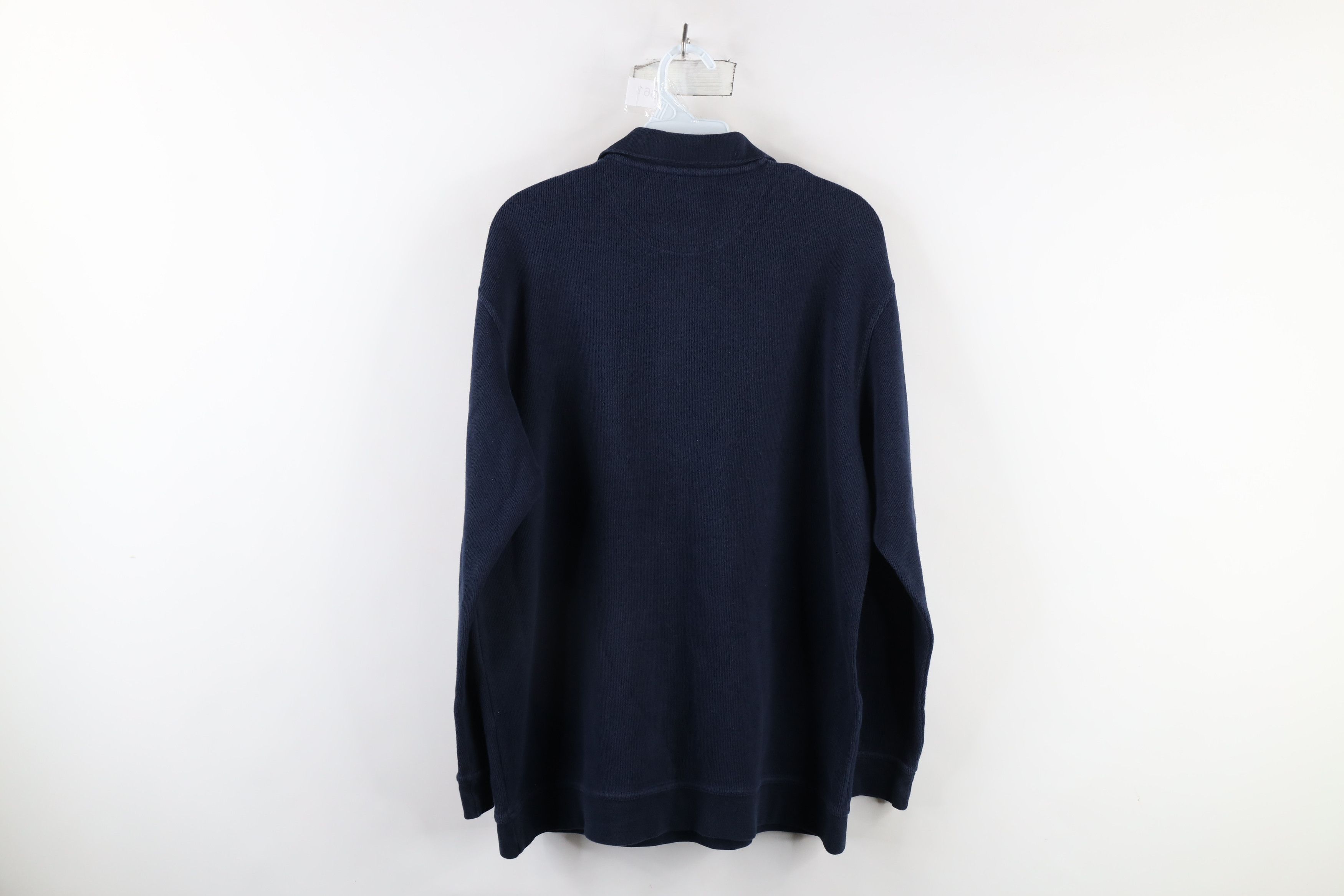 Vintage Vintage 90s Streetwear Long Sleeve Rugby Polo Shirt Blue Size US XL / EU 56 / 4 - 7 Thumbnail