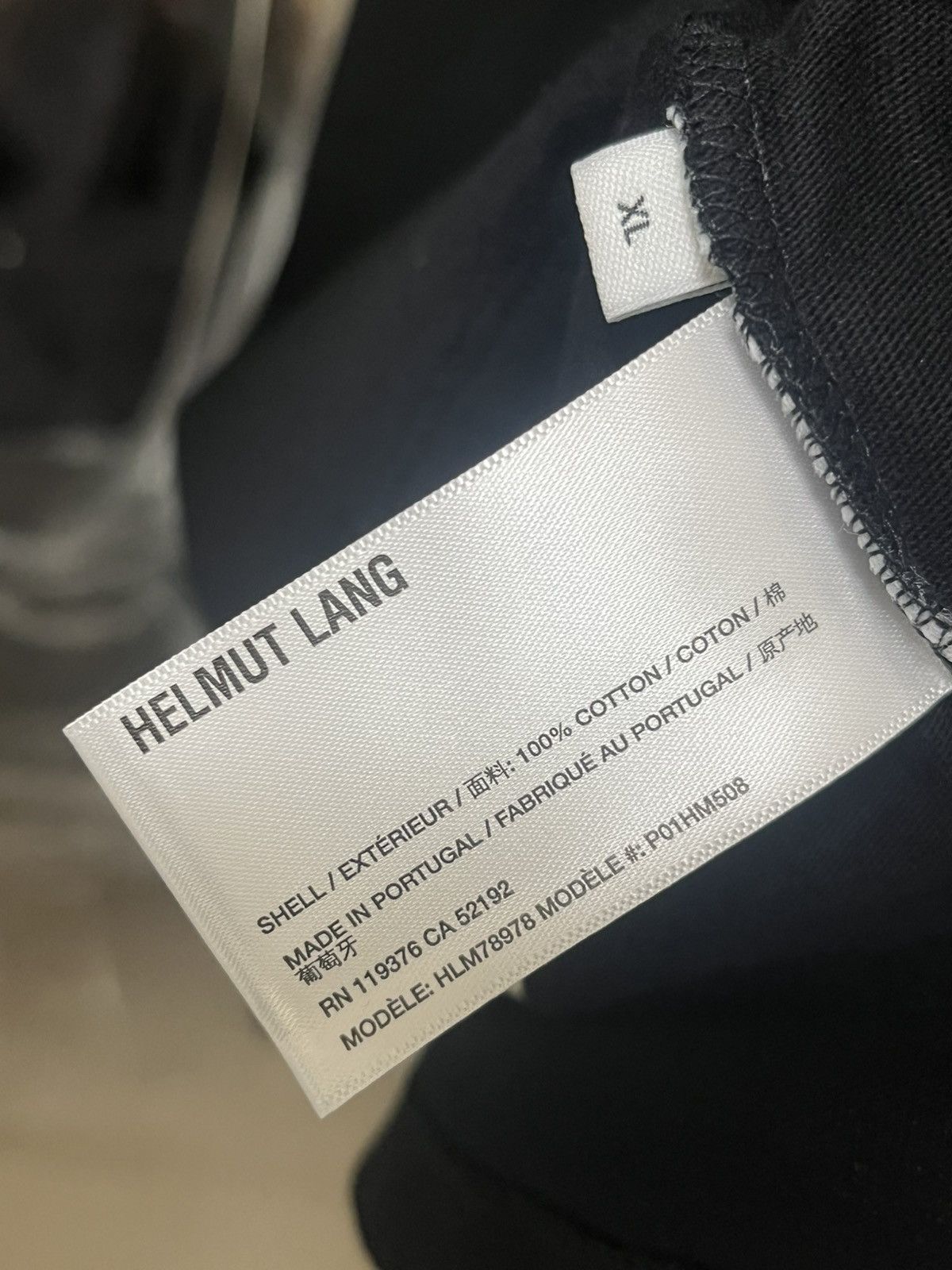 Helmut Lang Helmut Lang Embossed T-Shirt Sz XL Size US XL / EU 56 / 4 - 6 Thumbnail
