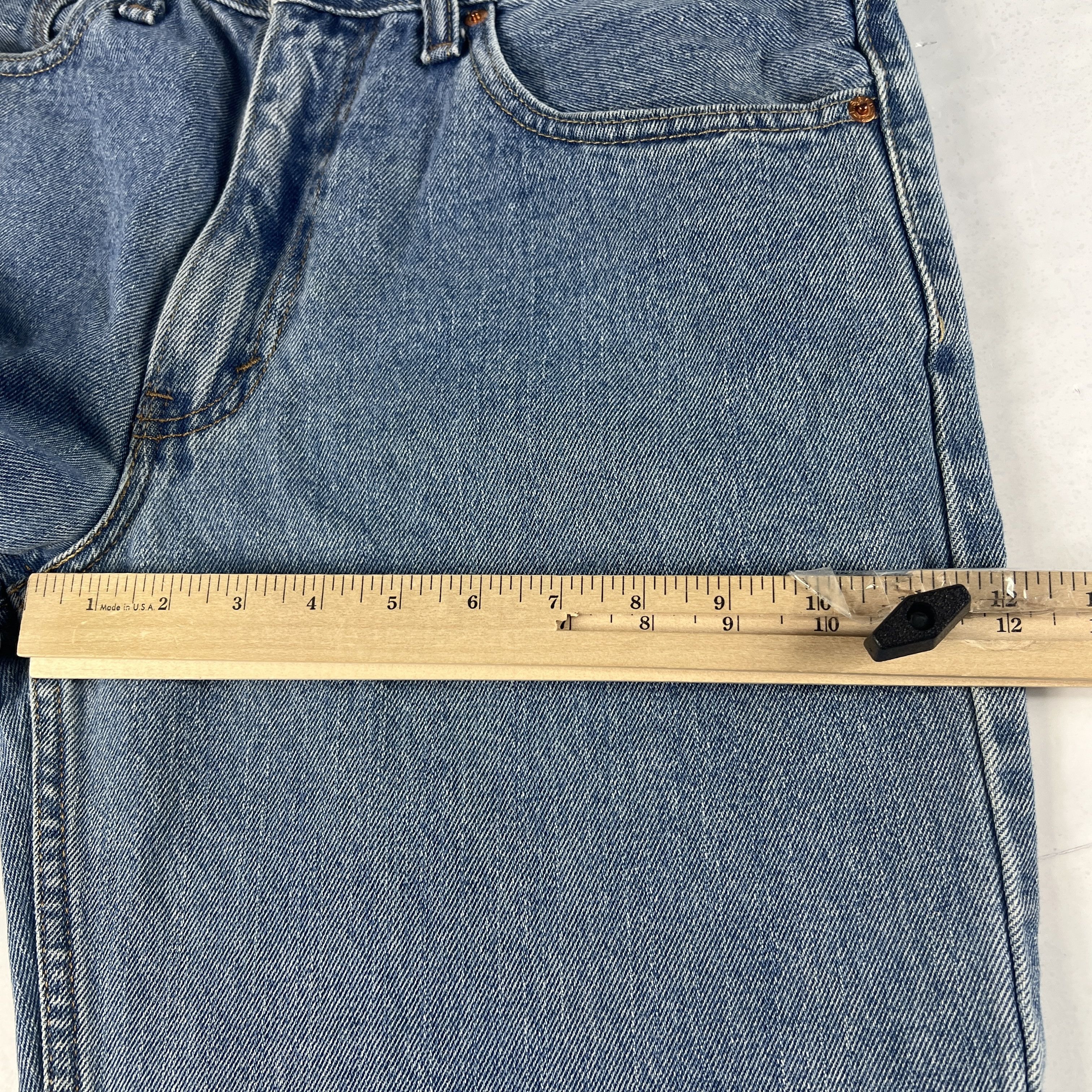 Levi's Levi's Jeans 550 Relaxed Straight Blue Faded Denim Size US 33 - 20 Thumbnail