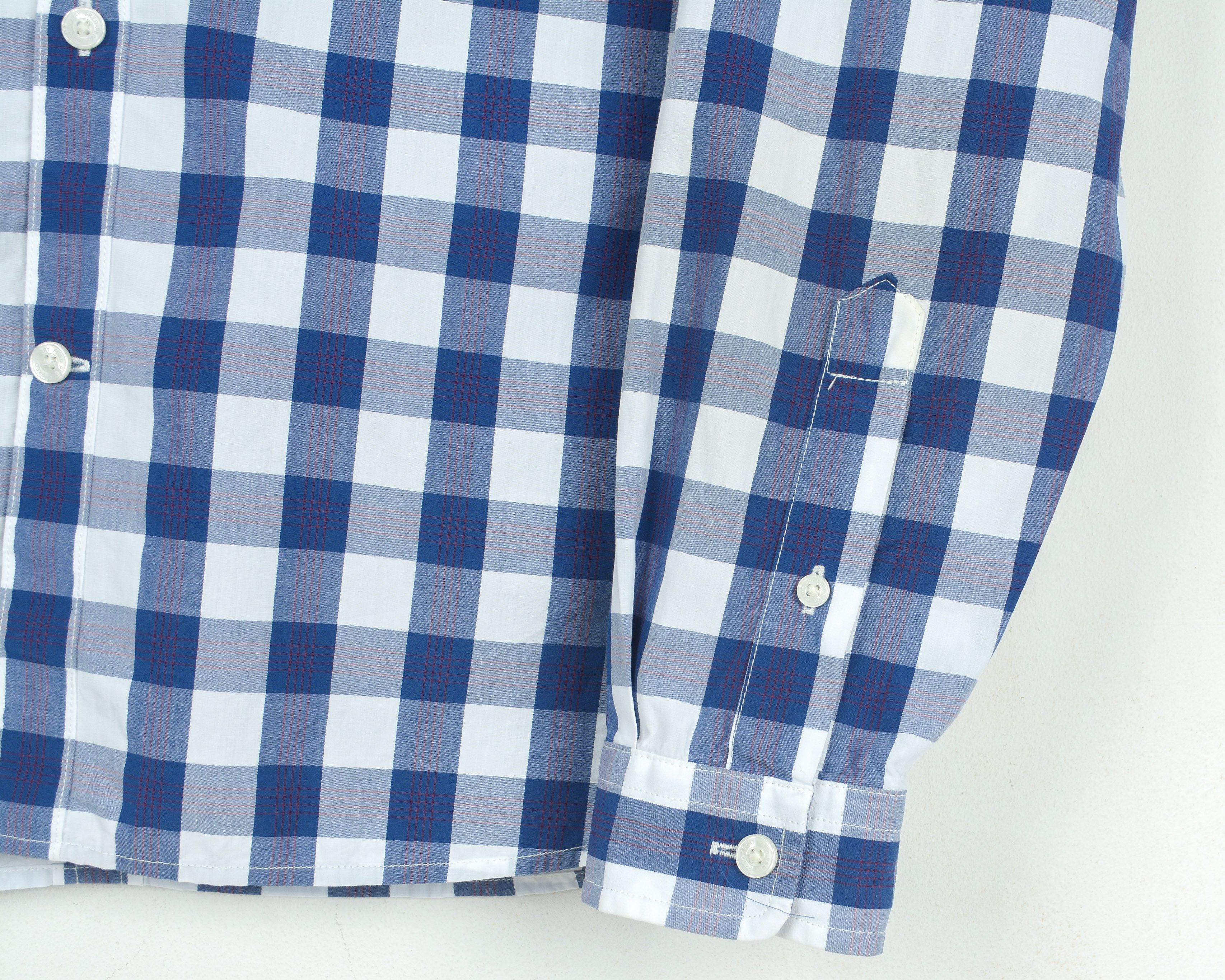 Fred Perry Men's Shirt S Long Sleeved Check Button up Cotton Size US S / EU 44-46 / 1 - 4 Thumbnail