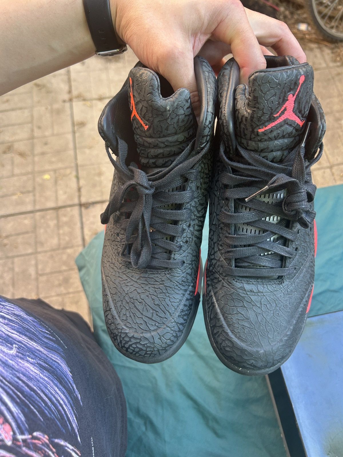 Jordan Brand × Nike Air Jordan 5 3Lab5 Infrared Size US 9.5 / EU 42-43 - 10 Thumbnail