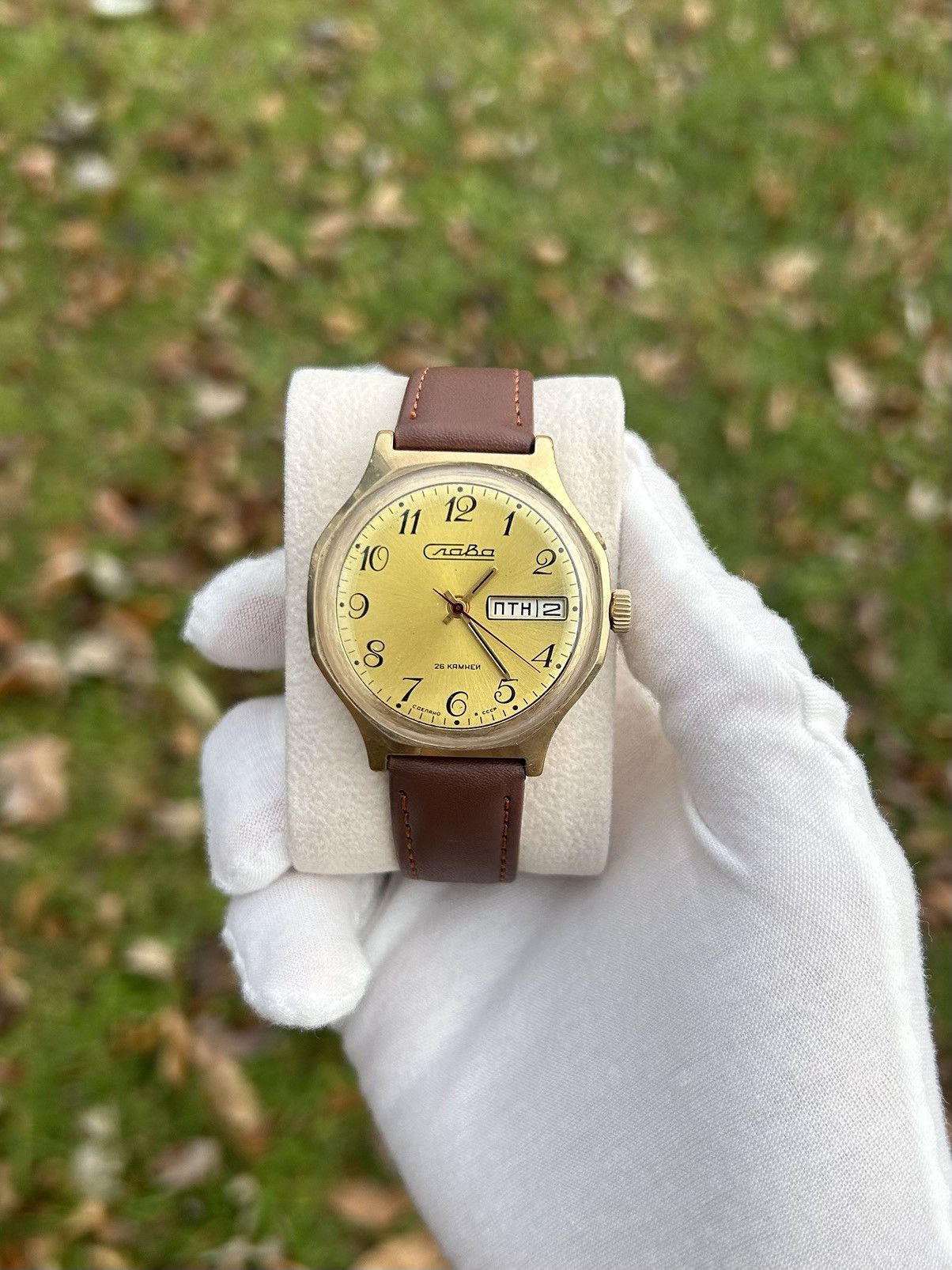 Other Vintage Watch Slava Made In USSR Soviet Mechanical 1980s Size ONE SIZE - 10 Thumbnail