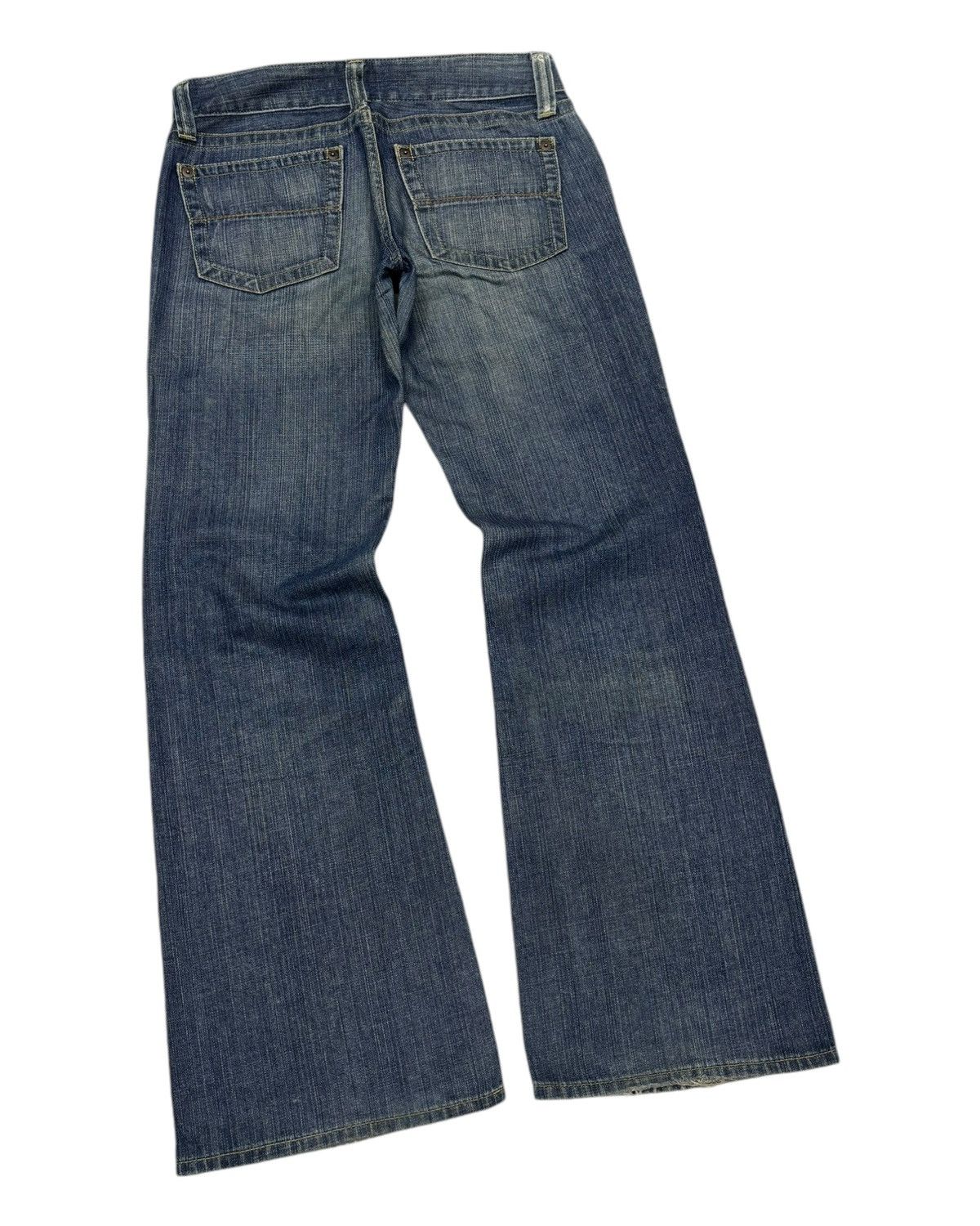 Undercover × Uniqlo FLARED🔥BOYFRIEND DISTRESSED DENIM UNIQLO FLARE JEANS Size US 31 - 4 Thumbnail