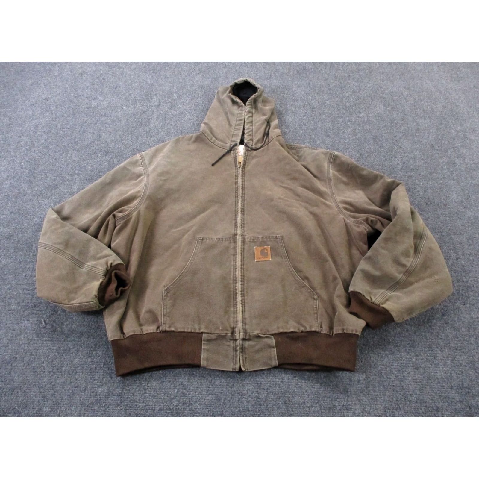 Carhartt VINTAGE Carhartt Jacket Men 2XL Quilted Lined Duck Active Workwear Outdoor JQ282 Size US XXL / EU 58 / 5 - 2 Thumbnail