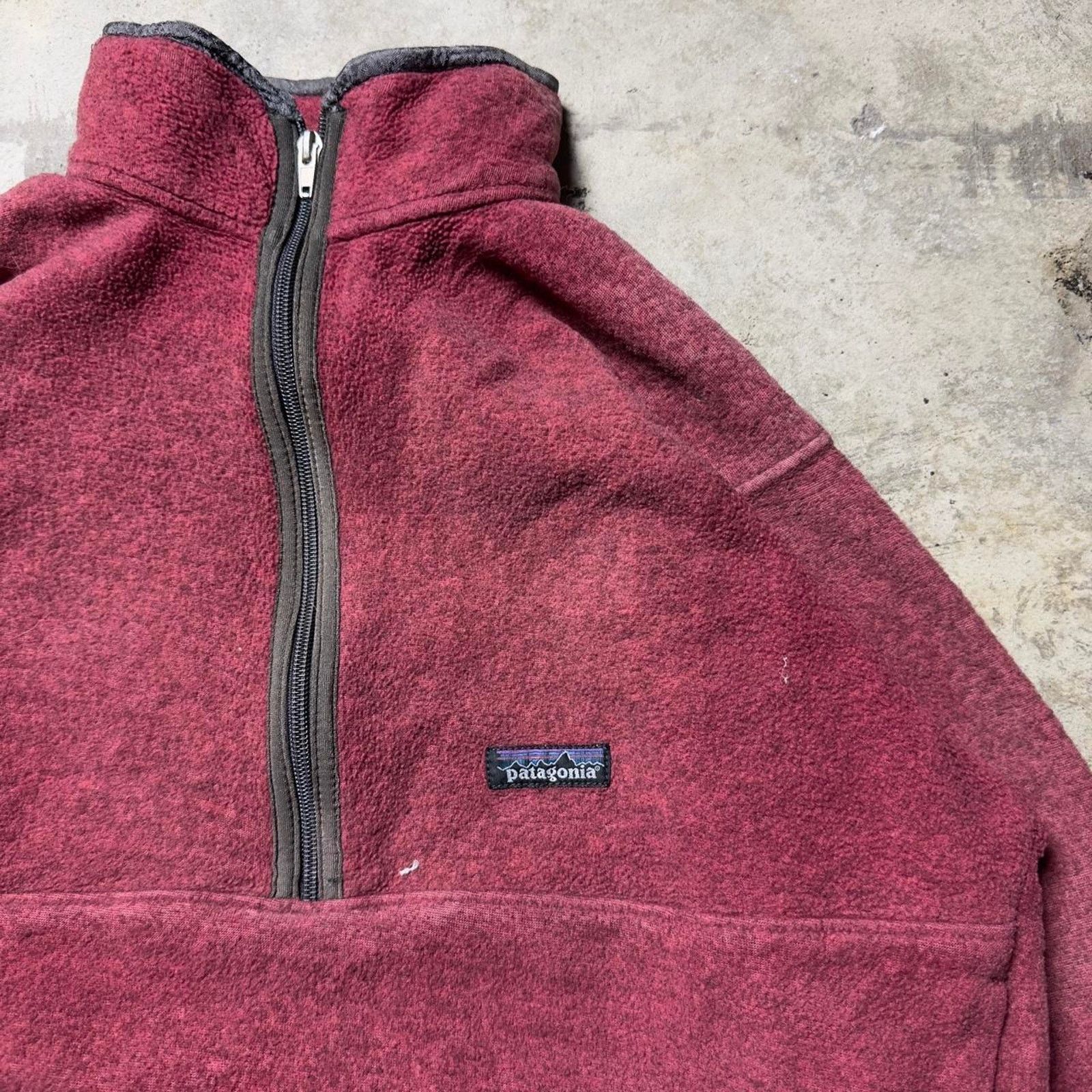 Patagonia Vintage 90s patagonia fleece quarter zip up sweater Size L / US 10 / IT 46 - 2 Thumbnail