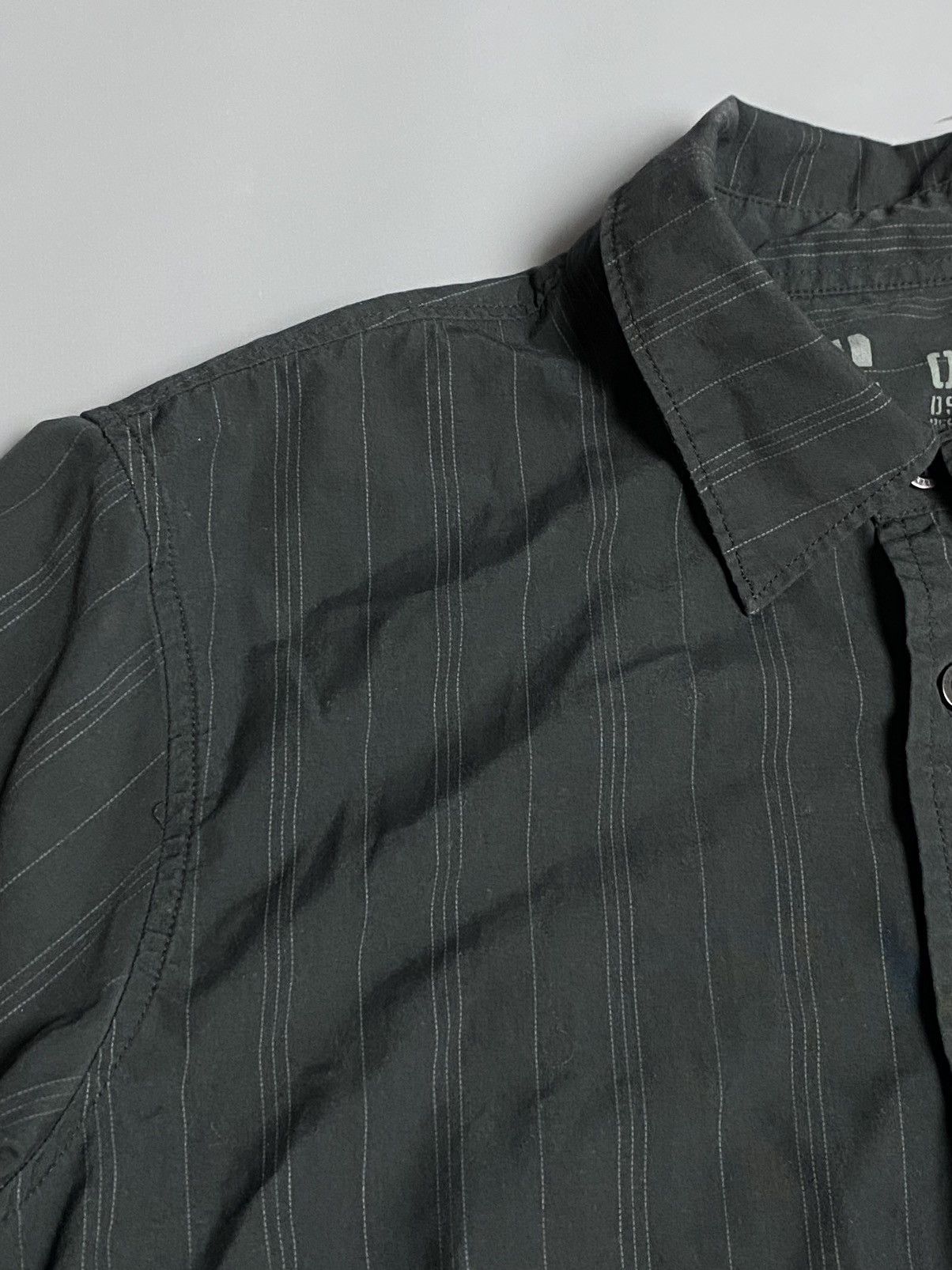 Oakley Oakley DSGN RVLCM SPR’09 Black Striped Short Sleeve Shirt L Size US L / EU 52-54 / 3 - 4 Thumbnail