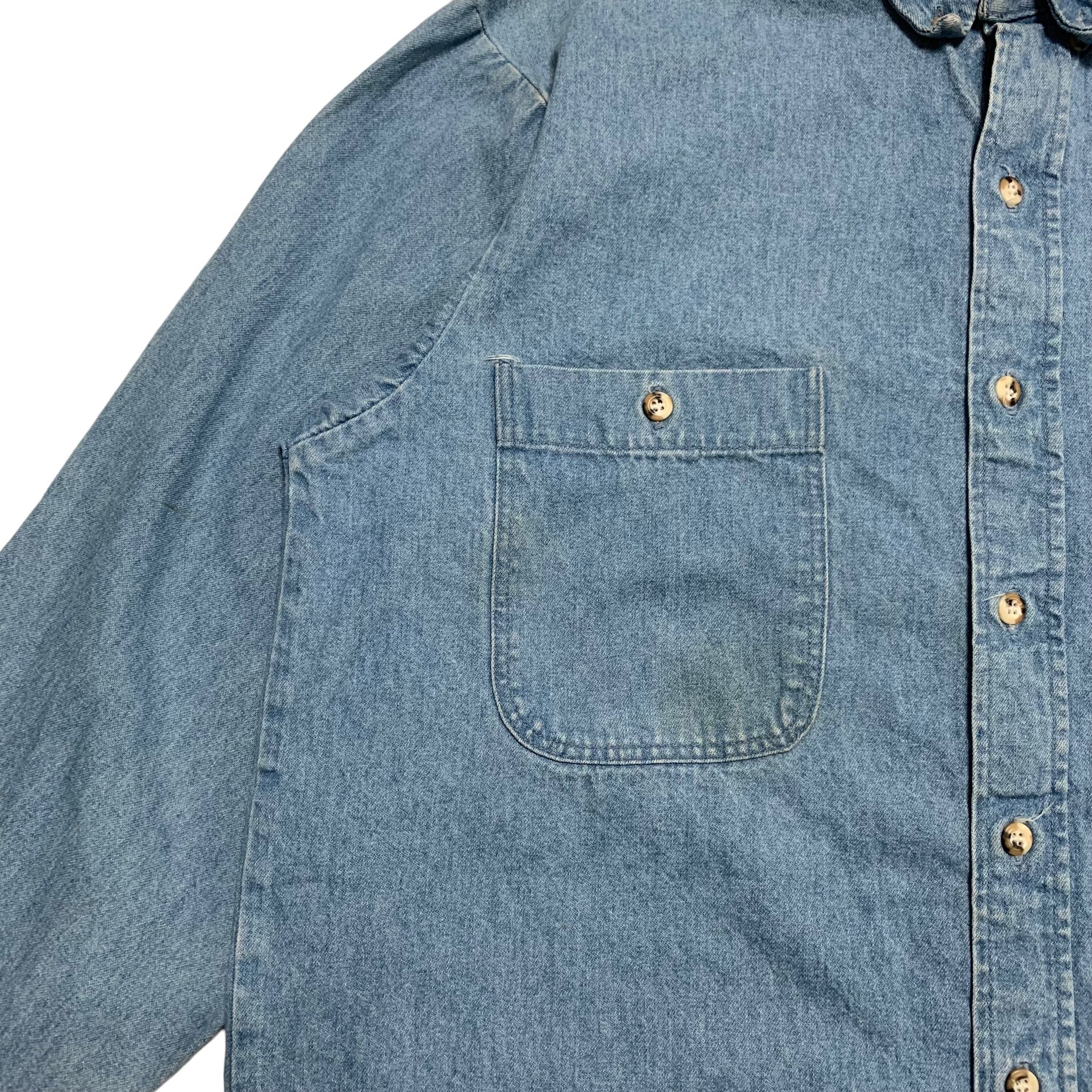 Oshkosh Vintage 70s Oshkosh Denim Shirt Size US L / EU 52-54 / 3 - 4 Thumbnail