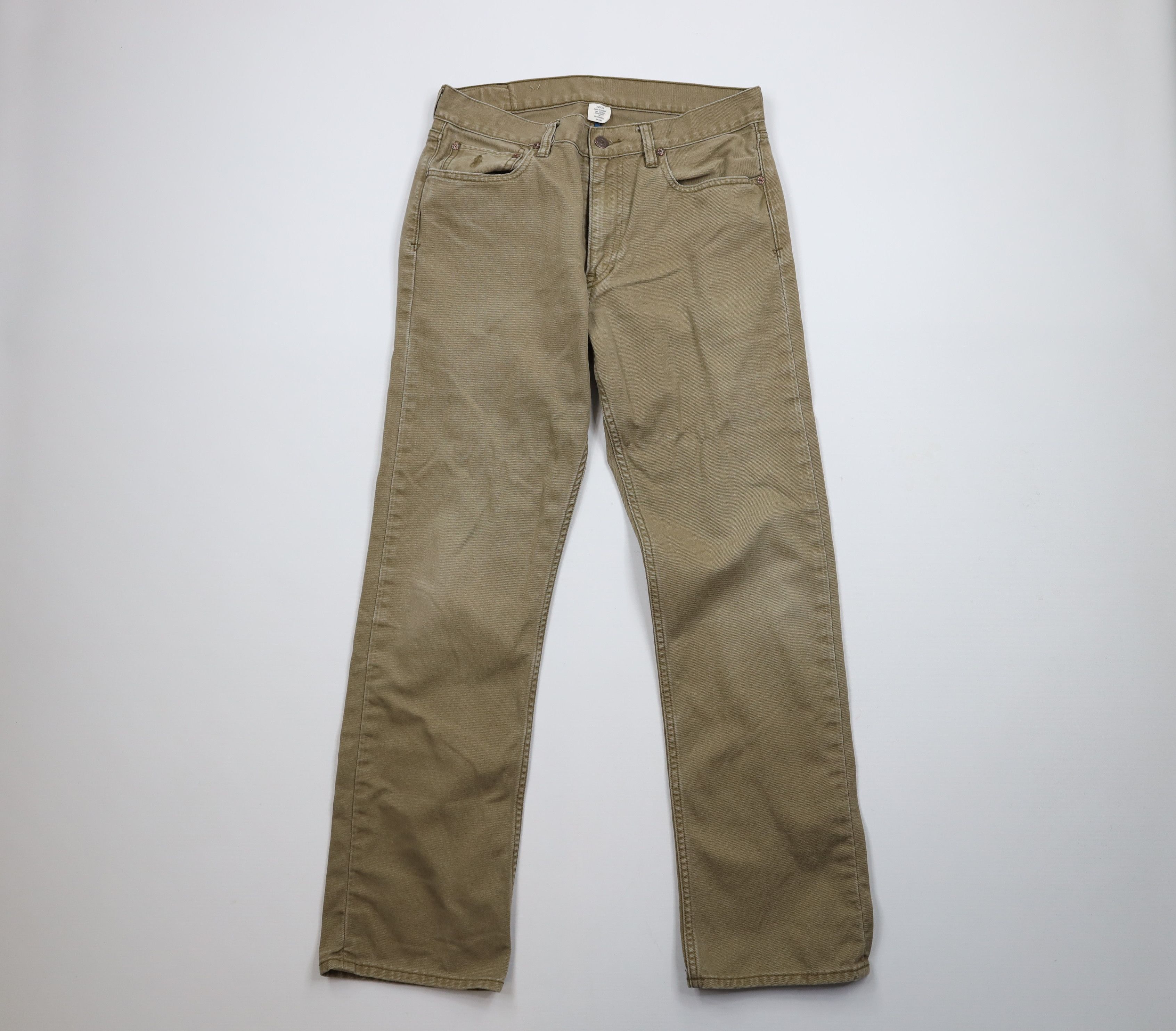 Ralph Lauren × Vintage Vintage Ralph Lauren Classic Fit Denim Jeans Green Cotton Size US 32 / EU 48 - 1 Thumbnail