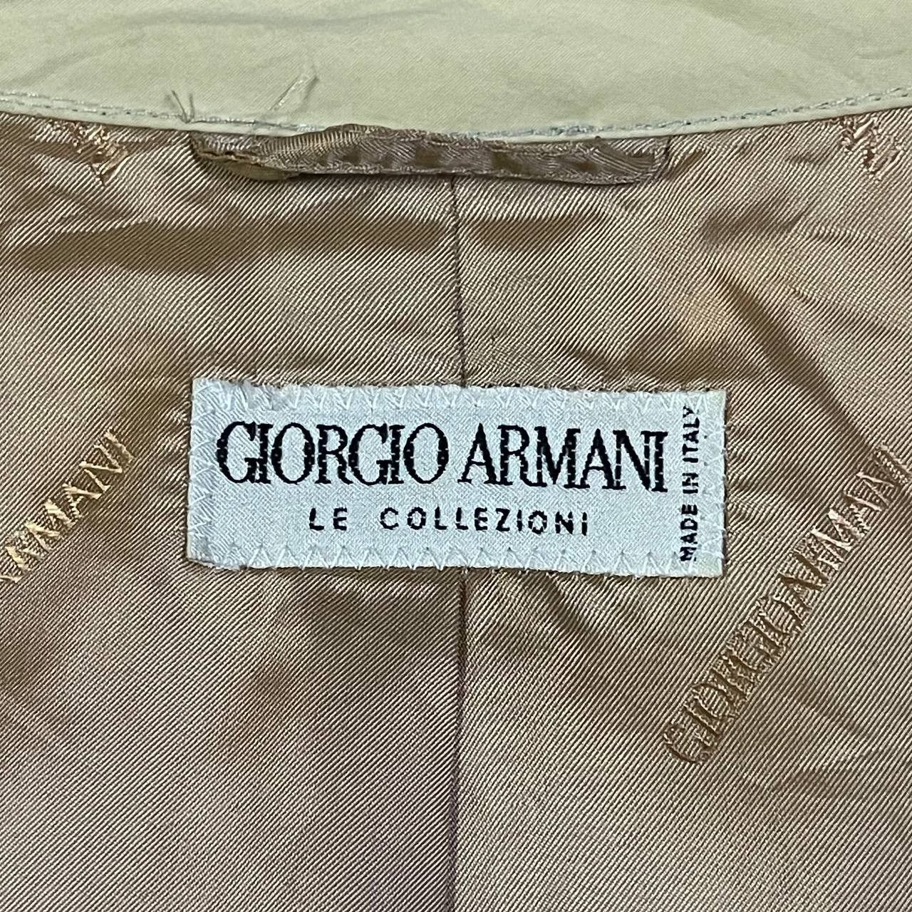 Giorgio Armani Vintage Giorgio Armani Trench Coat with Belt Size US M / EU 48-50 / 2 - 11 Thumbnail