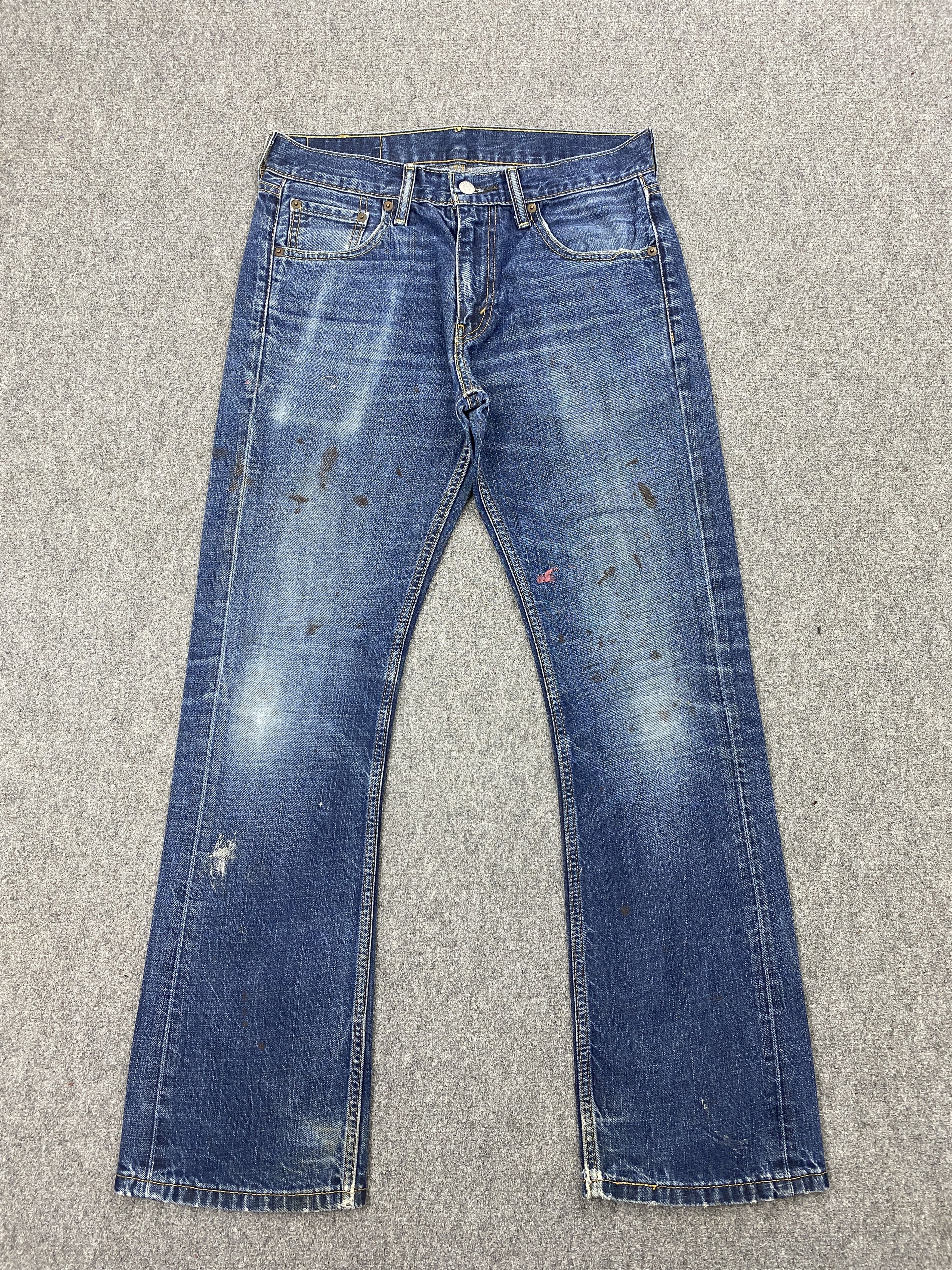 Levi's × Vintage Splatter Paint Vintage Levi's 527 Bootcut Jeans Size US 30 / EU 46 - 1 Thumbnail