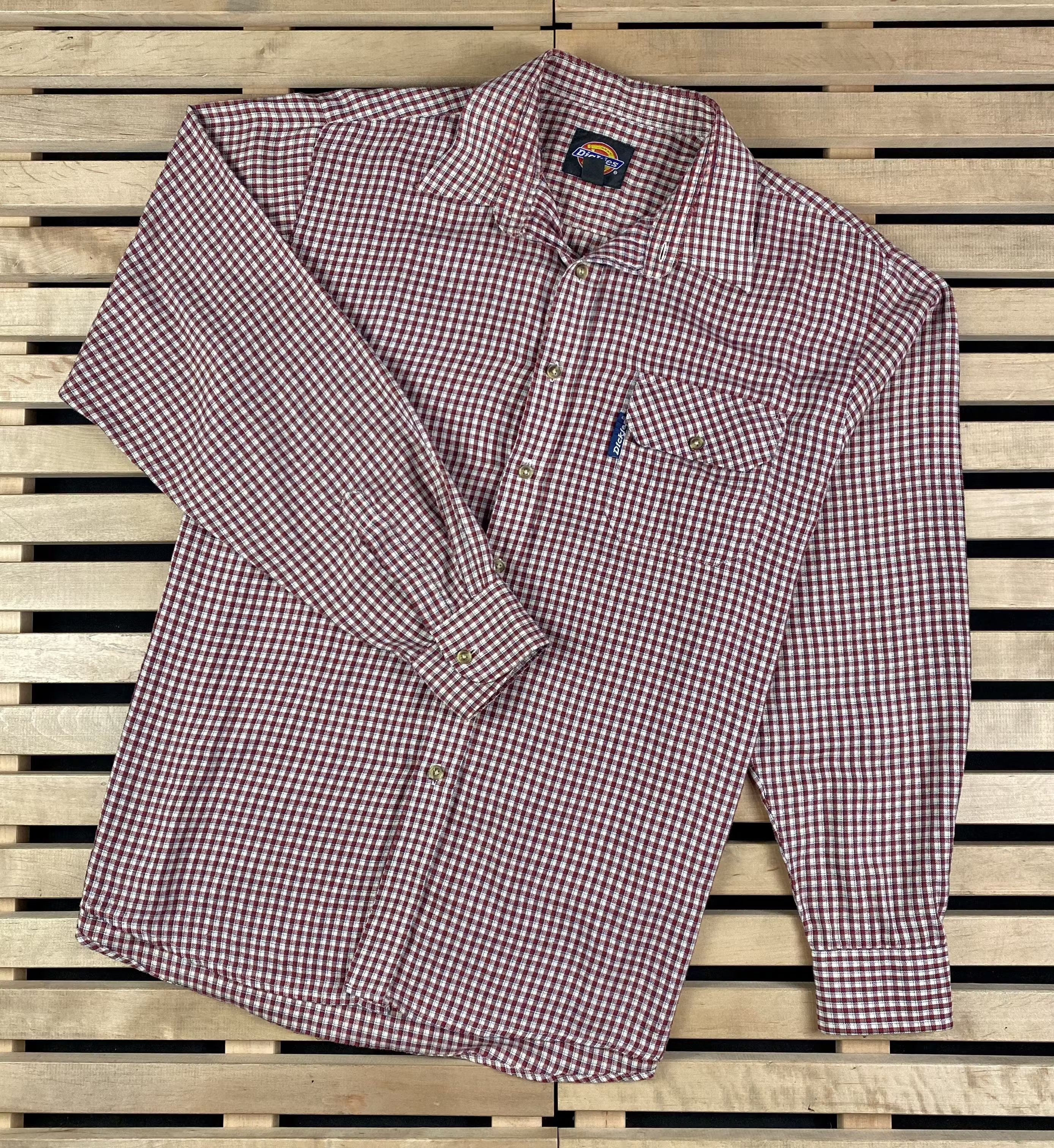 Dickies × Vintage Mens Shirt Long Sleeve Dickies Vintage Size XL Size US XL / EU 56 / 4 - 1 Thumbnail