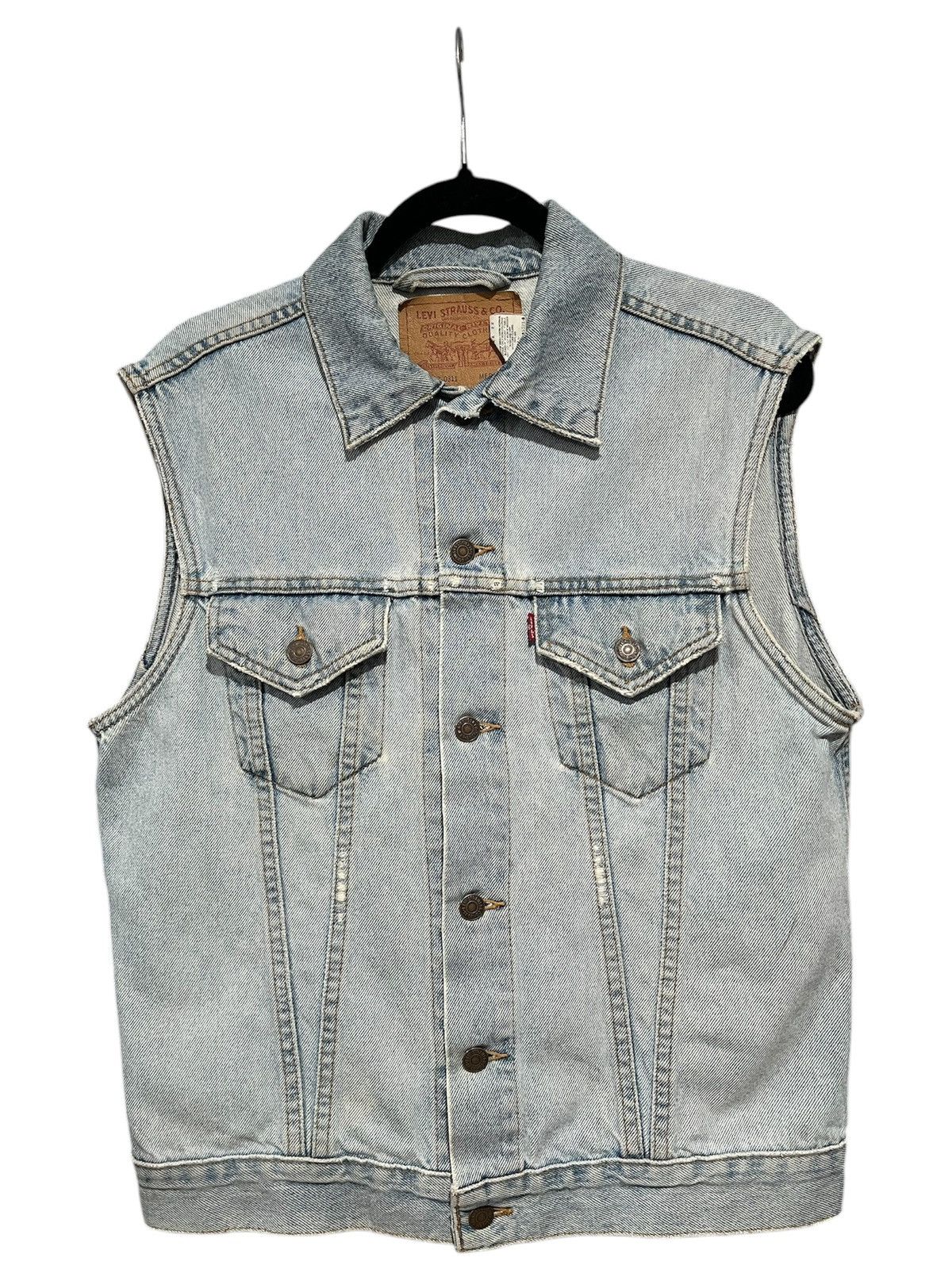 Levi's Vintage Levi’s Denim Vest Size US M / EU 48-50 / 2 - 1 Thumbnail