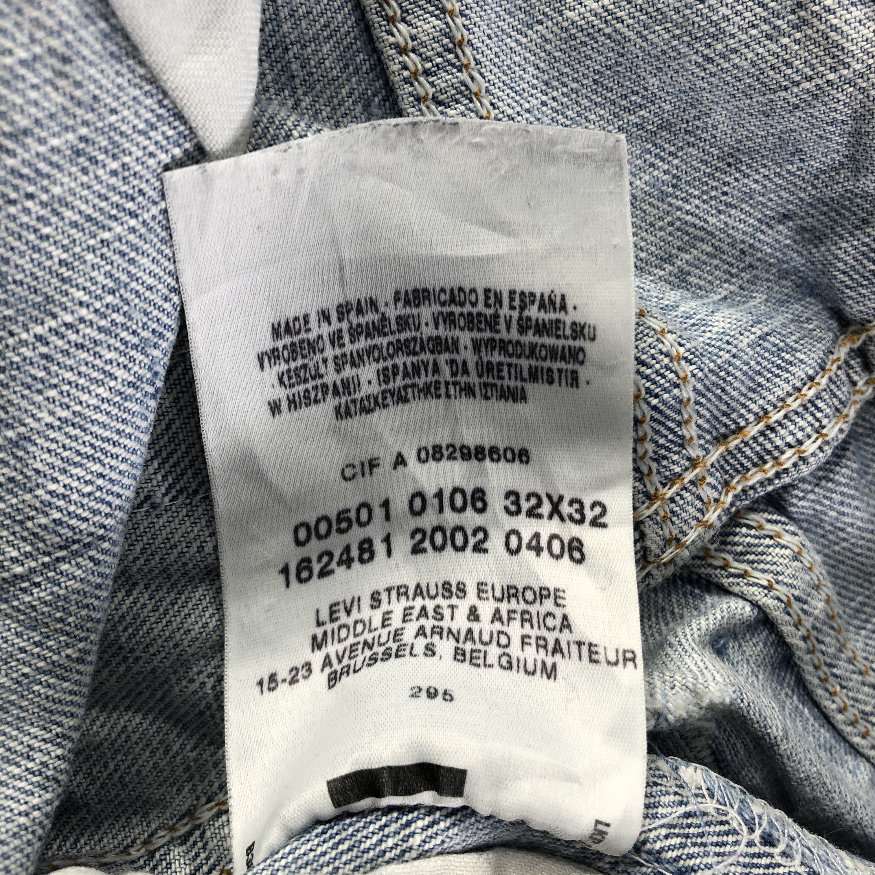 Levi's × Vintage Vintage 90s Levis 501 Jeans-JM3275 Size US 30 / EU 46 - 12 Thumbnail