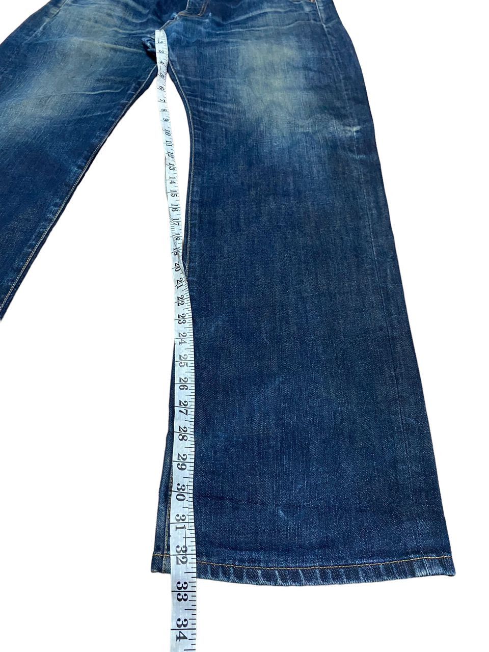 Japanese Brand 💥BEST OFFER💥BACK CHANNEL BAGGY DISTRESSED DENIM Size US 33 - 3 Thumbnail