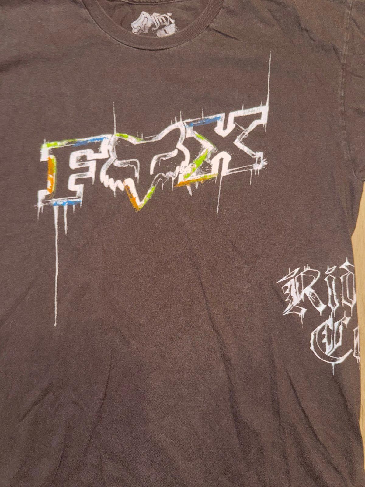Fox Racing Vintage Y2K Fox Racing Brown Graffiti T-Shirt Sz L Rare Size US L / EU 52-54 / 3 - 2 Thumbnail