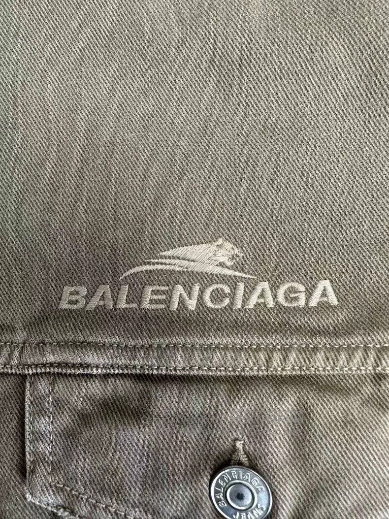 Balenciaga Balenciaga Solid Color Single Breasted Pocket Denim Jacket Size US XS / EU 42 / 0 - 3 Thumbnail