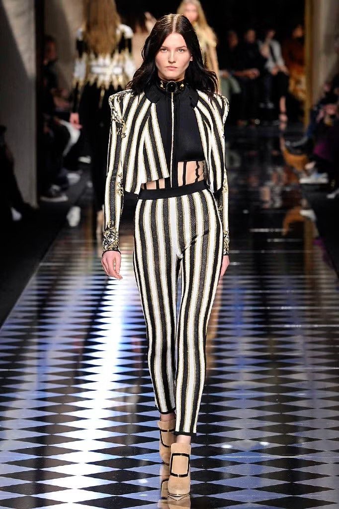 Balmain Balmain Paris Jacquard Woman Jacket Fall 2016 Size S / US 4 / IT 40 - 1 Thumbnail