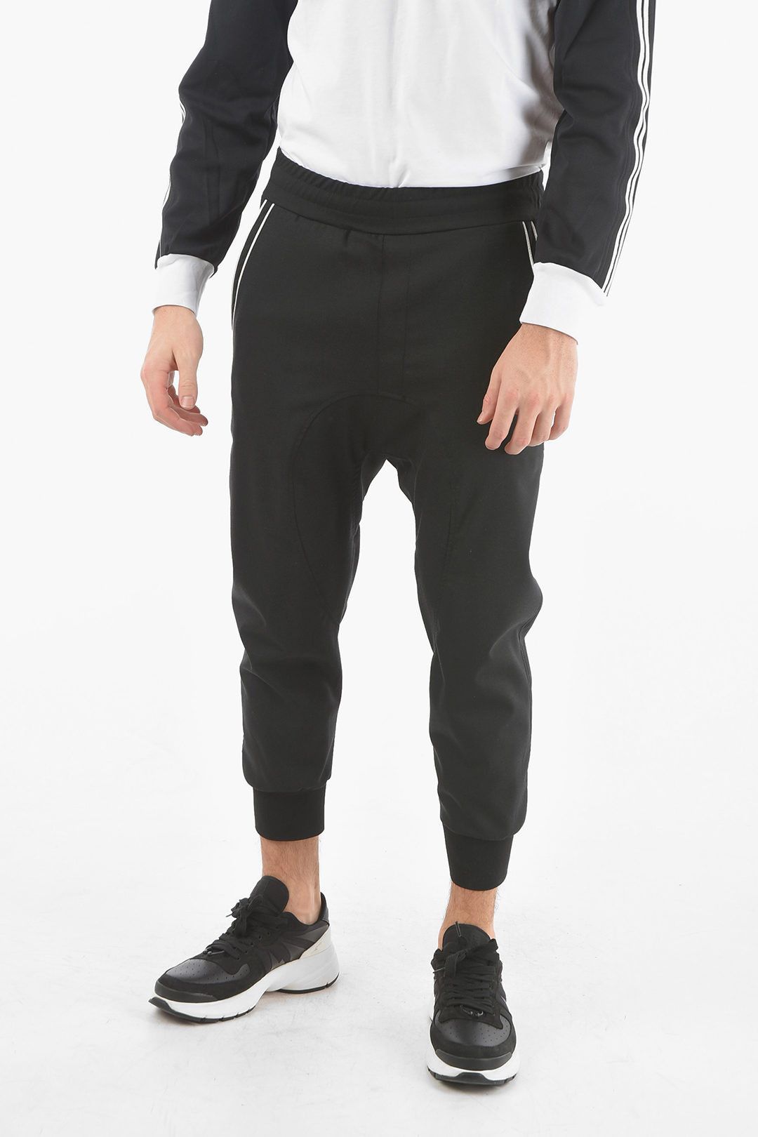 image of Neil Barrett Og1Mm1223 Pant In Black, Men's (Size 28)