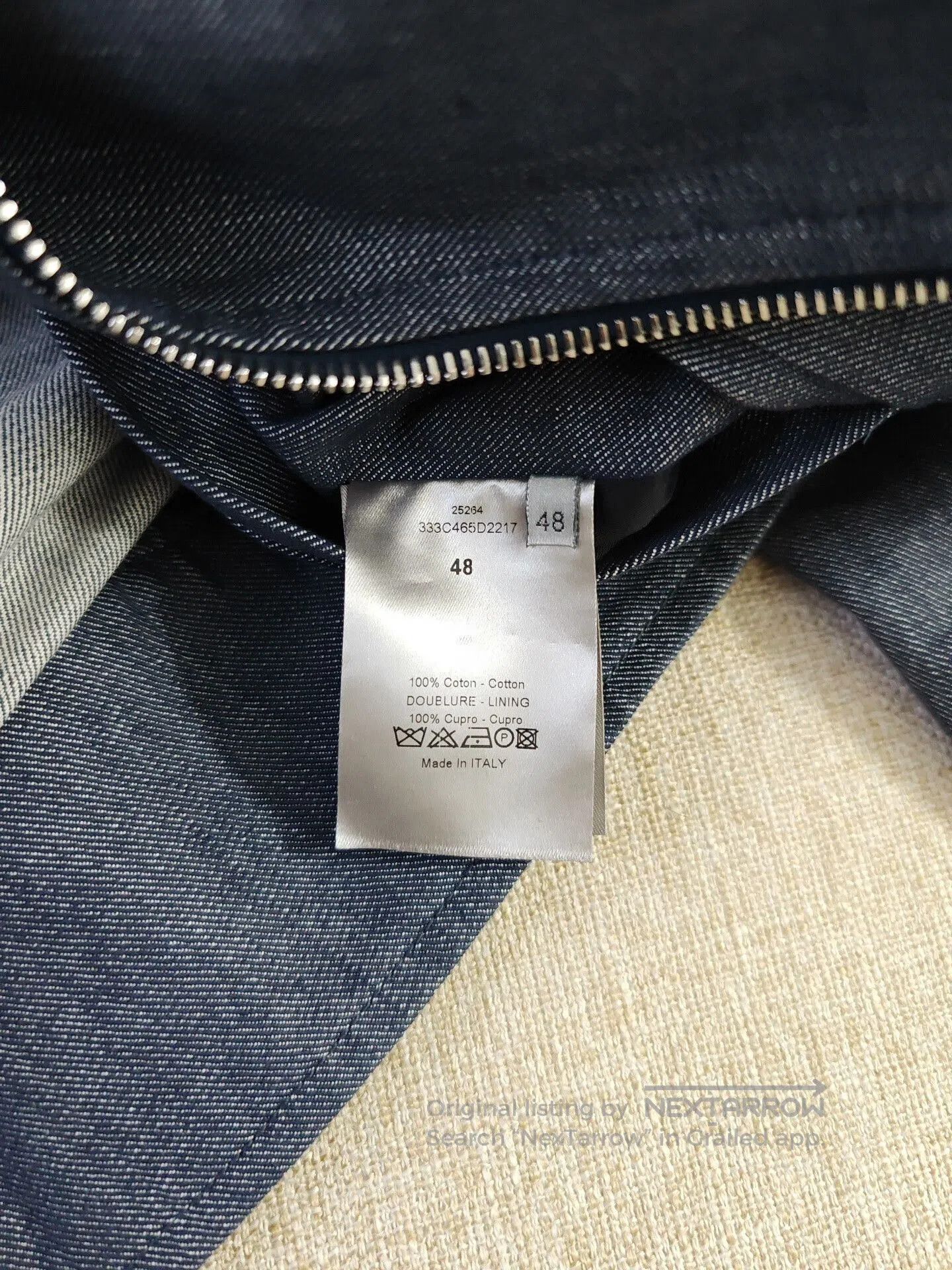 Dior Dior Men's Denim Jacket. Size US M / EU 48-50 / 2 - 4 Thumbnail