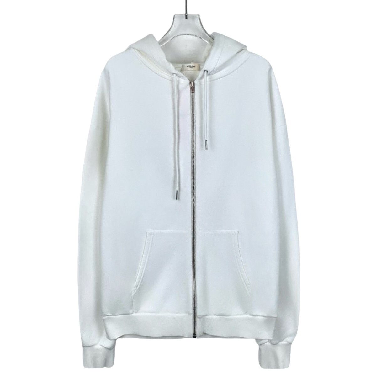 Celine Celine Back Logo Zip-Up Hoodie Size L Size US L / EU 52-54 / 3 - 1 Thumbnail