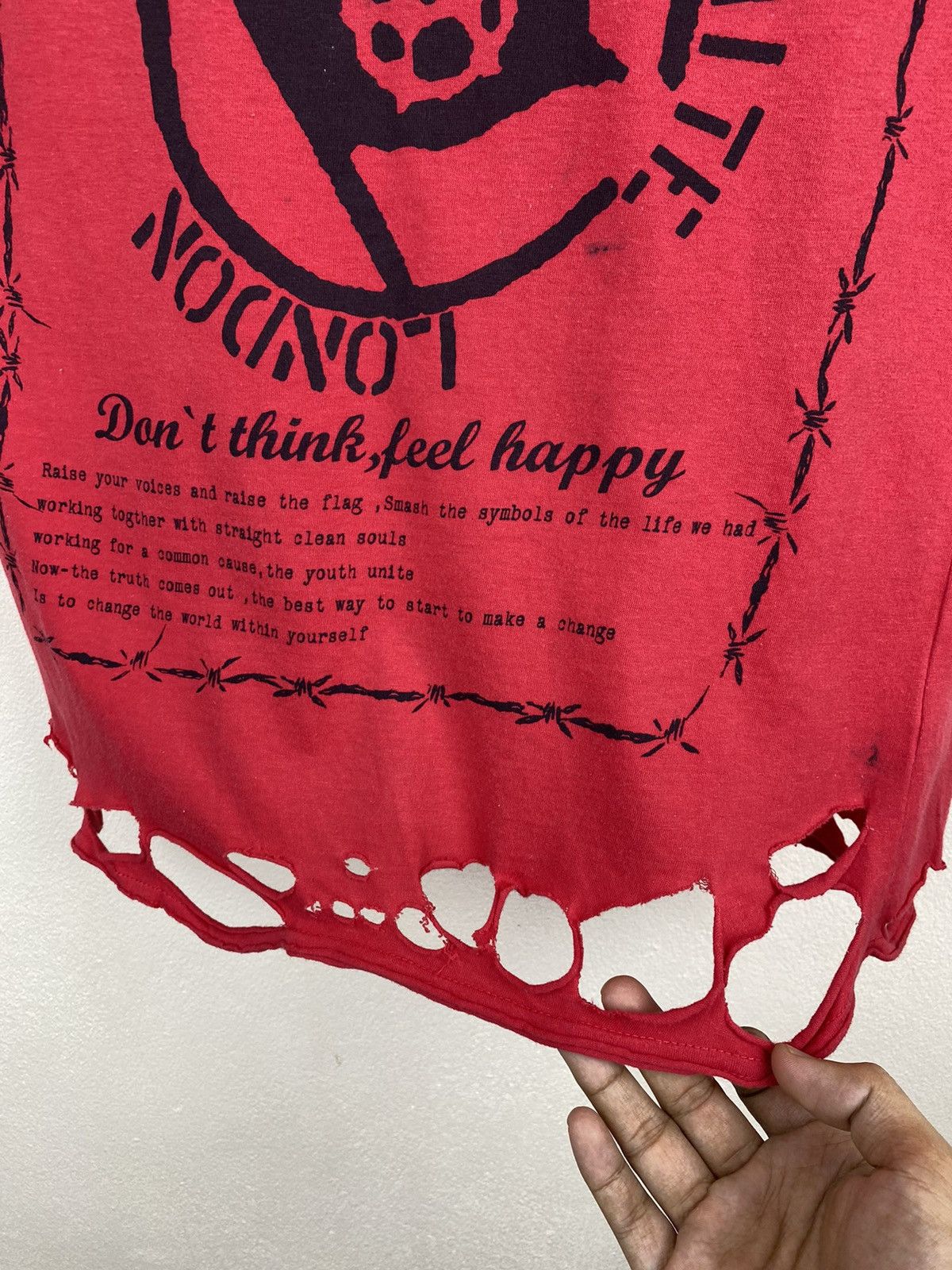 Seditionaries 💥RARE💥 Sexy Dynamite London “Anarchy” Punk Ripped Tshirt Size US XS / EU 42 / 0 - 7 Thumbnail