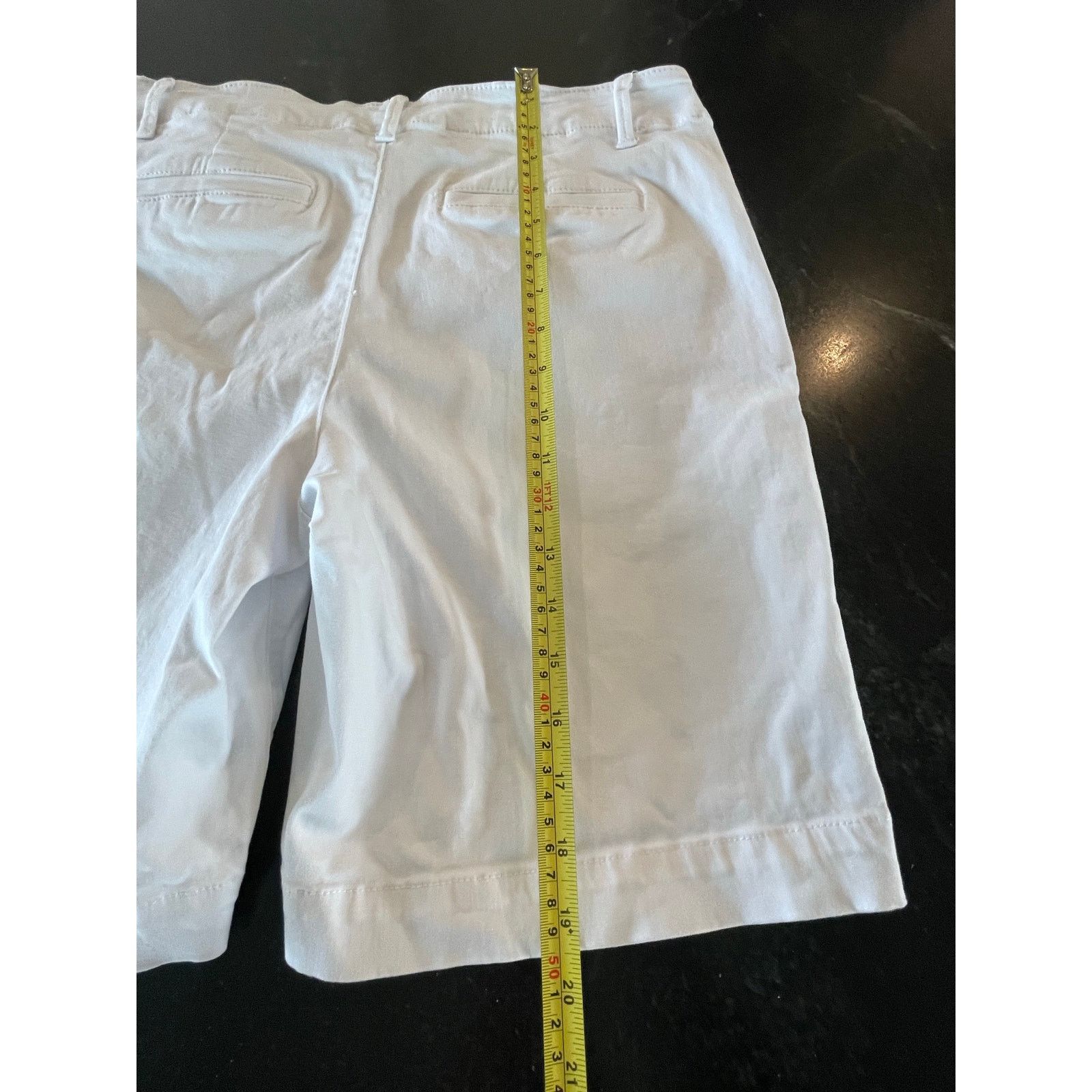 Loft LOFT OUTLET White Monroe Bermuda shorts 8 Size 30" / US 8 / IT 44 - 6 Thumbnail
