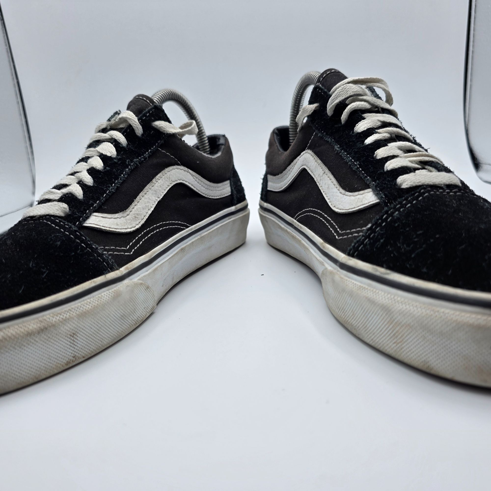 Vans Vans Old Skool Womens Size 8.5 Black White Sneaker Shoes Ska Size US 8.5 / IT 38.5 - 3 Thumbnail
