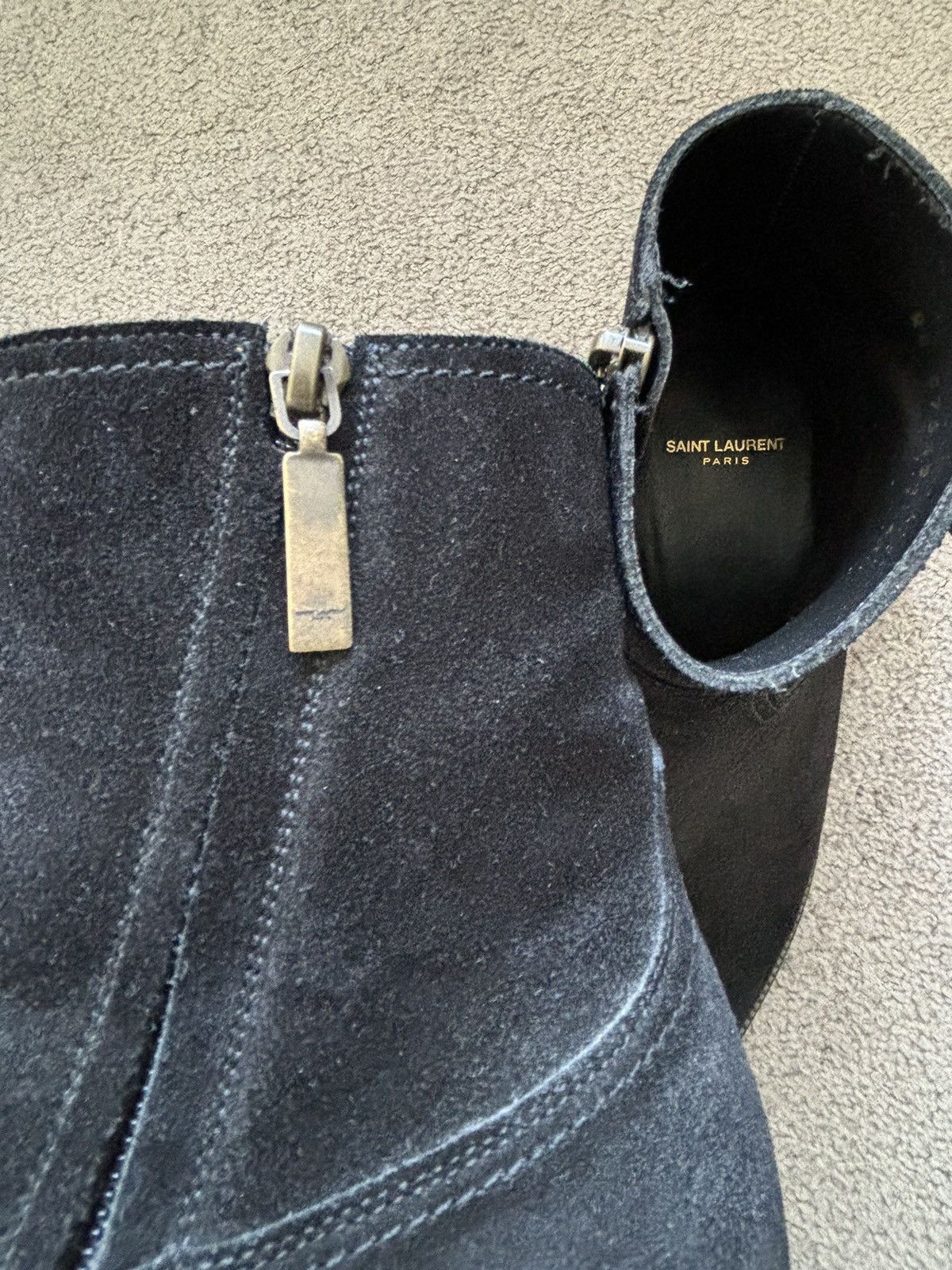 Saint Laurent Paris Saint Laurent Black Fringed Lukas Boots Size US 8 / EU 41 - 6 Thumbnail