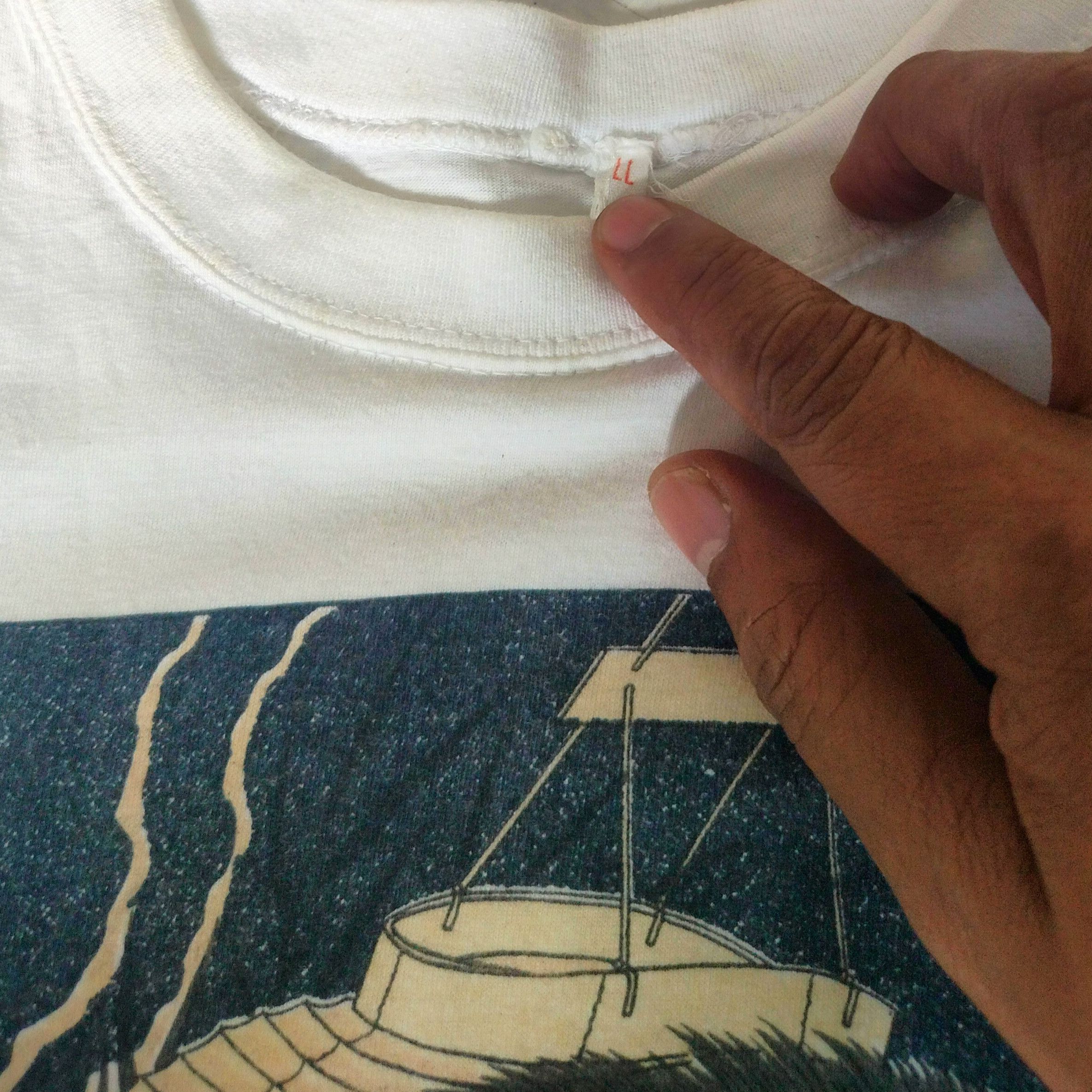 Vintage Hokusai " Oiwa-san : hundred ghost tales" vintage 80s Size US L / EU 52-54 / 3 - 3 Thumbnail