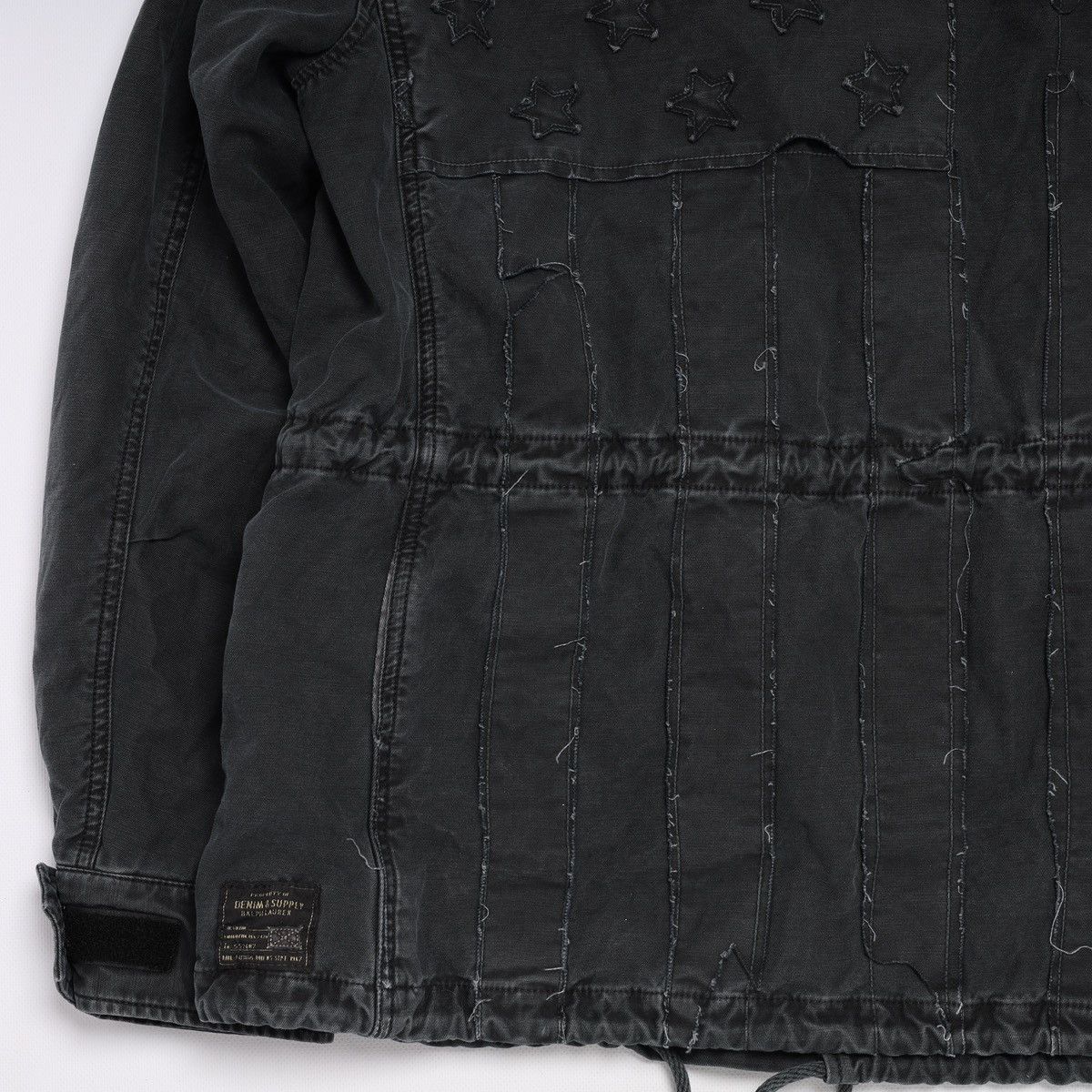 Denim & Supply Ralph Lauren Denim Supply Ralph Lauren Black Washed Jacket Military Field Size US XL / EU 56 / 4 - 11 Thumbnail