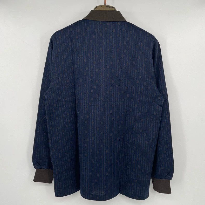 Givenchy Givenchy Four-Panel Vertical Striped Long Sleeve Polo Shir Size US S / EU 44-46 / 1 - 2 Thumbnail
