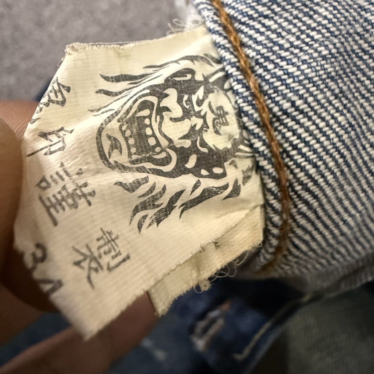 Japanese Brand Japanese Destroyed Karakuri Thrashed Denim Vintage Y2K Size US 34 / EU 50 - 18 Thumbnail
