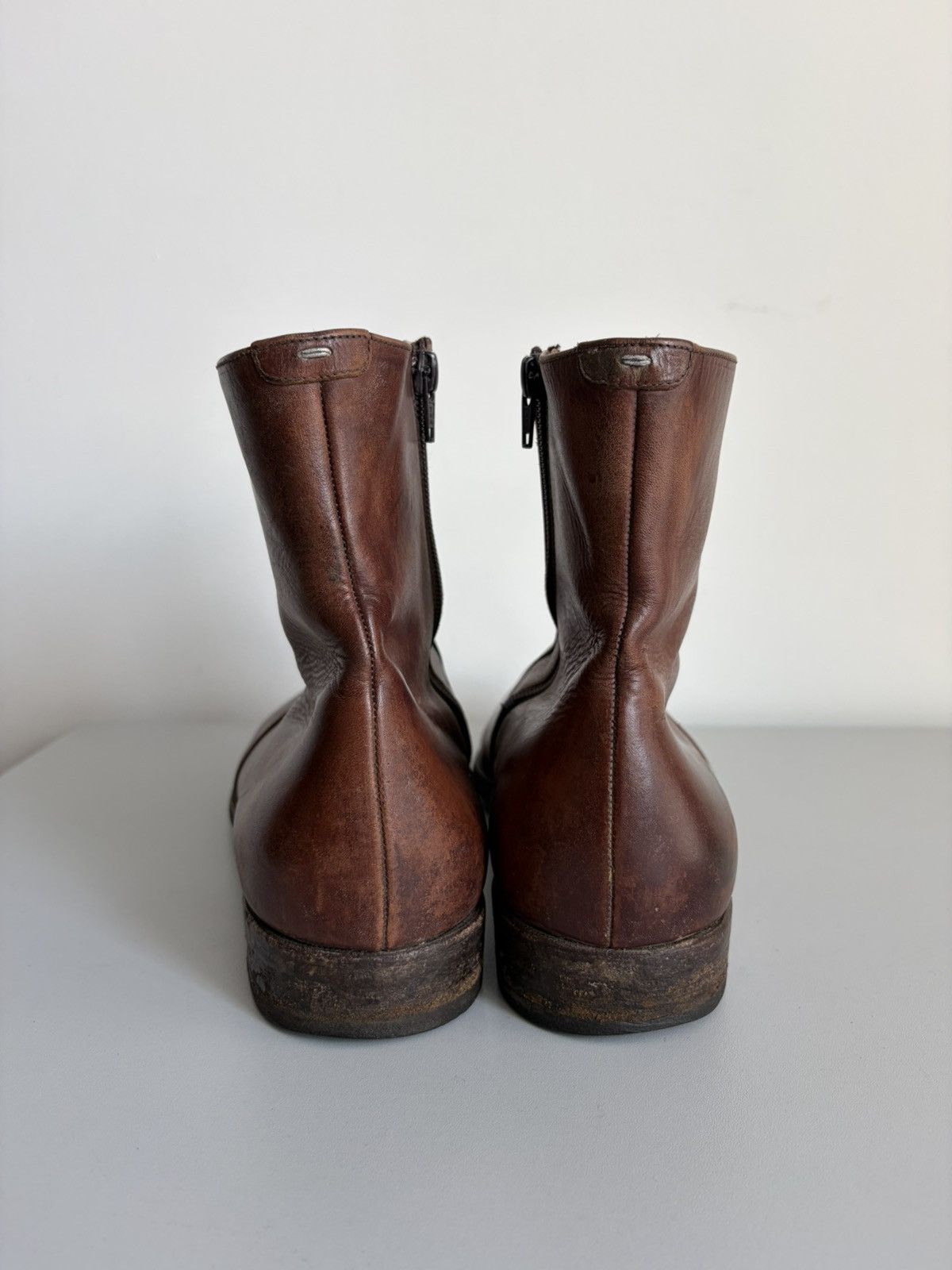 Maison Margiela Martin Margiela AW04 22 lookbook side zip riding boots Size US 14 / EU 47 - 4 Thumbnail