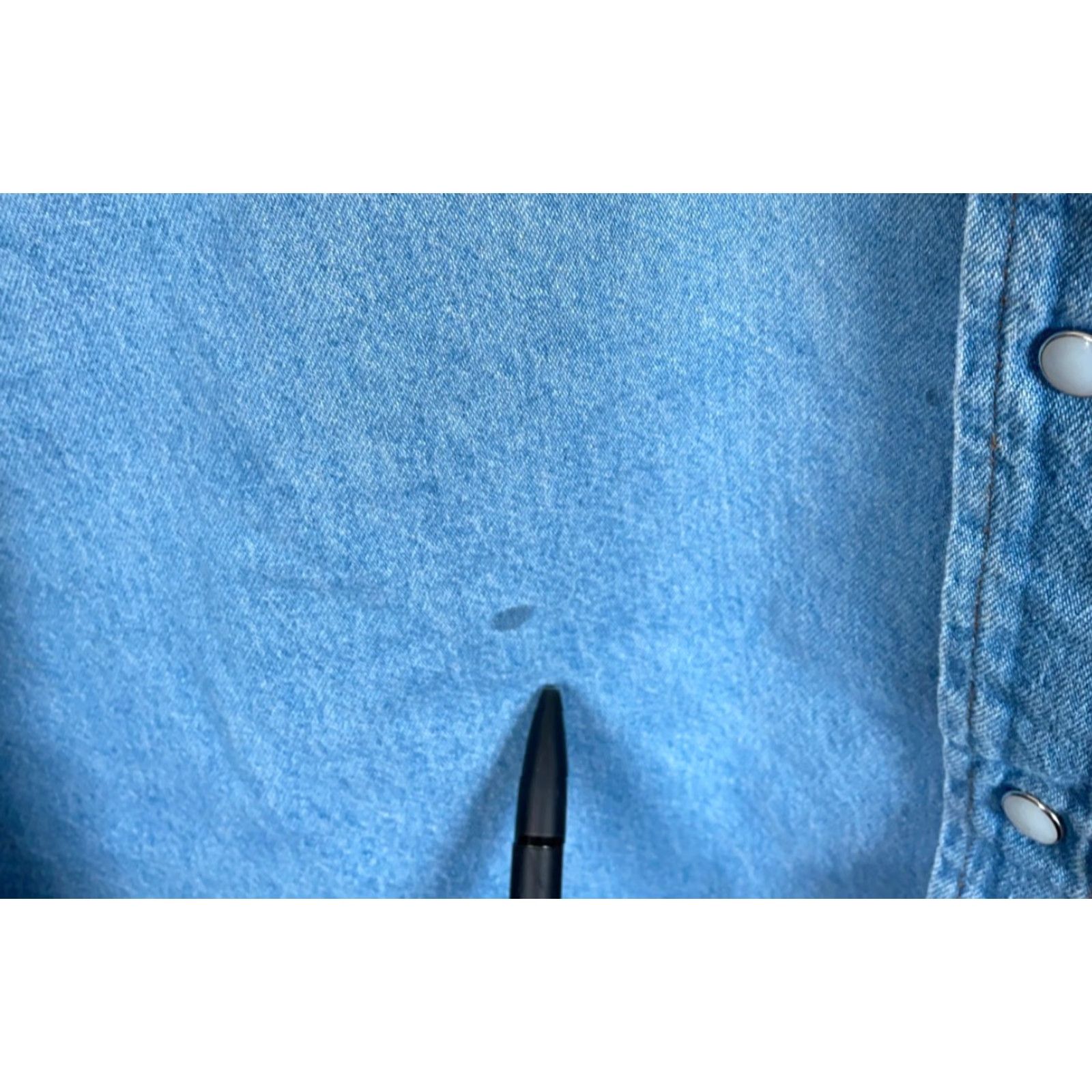 Wrangler VINTAGE Wrangler Denim Western Y2K Shirt XL Blue Pearl Snap Mens Cowboy Grunge Size US XL / EU 56 / 4 - 4 Thumbnail