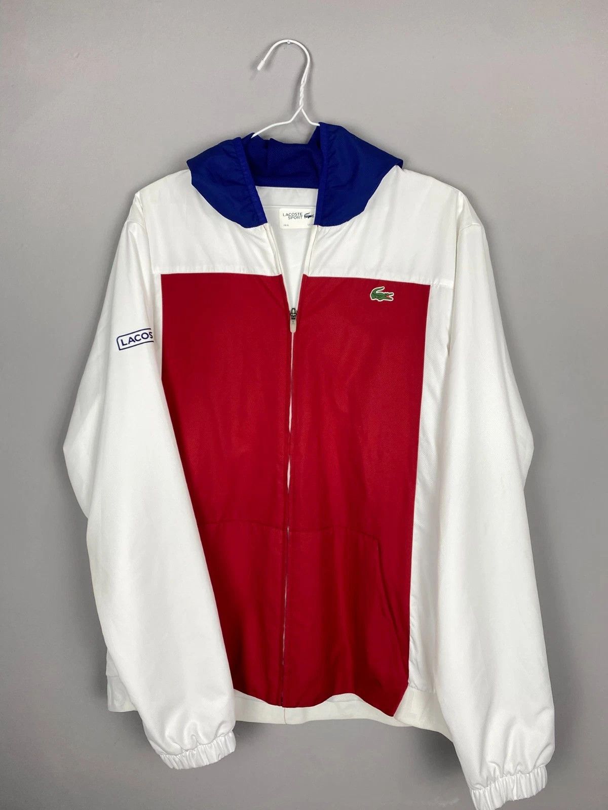Lacoste Lacoste Windbreaker Jacket with Hood Size US XL / EU 56 / 4 - 1 Thumbnail