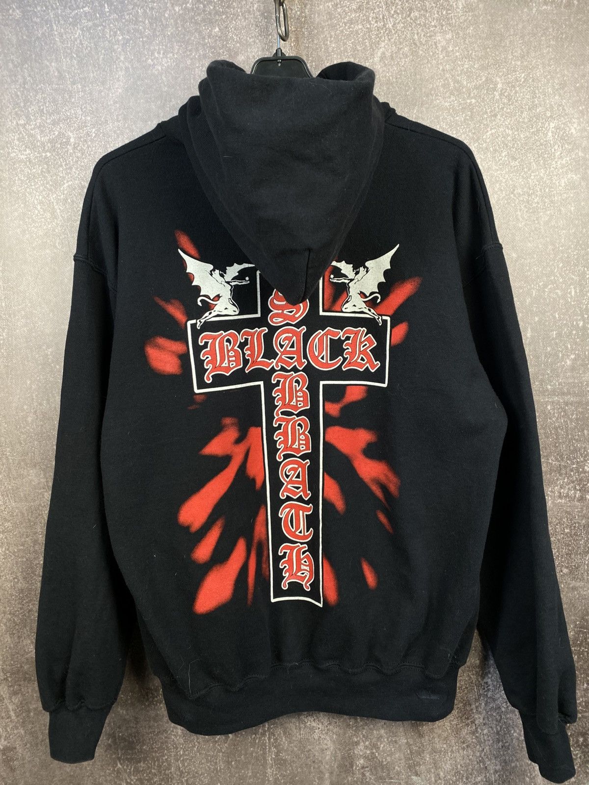 Black Sabbath Supreme Black Sabbath hoodie rare metal black | Grailed
