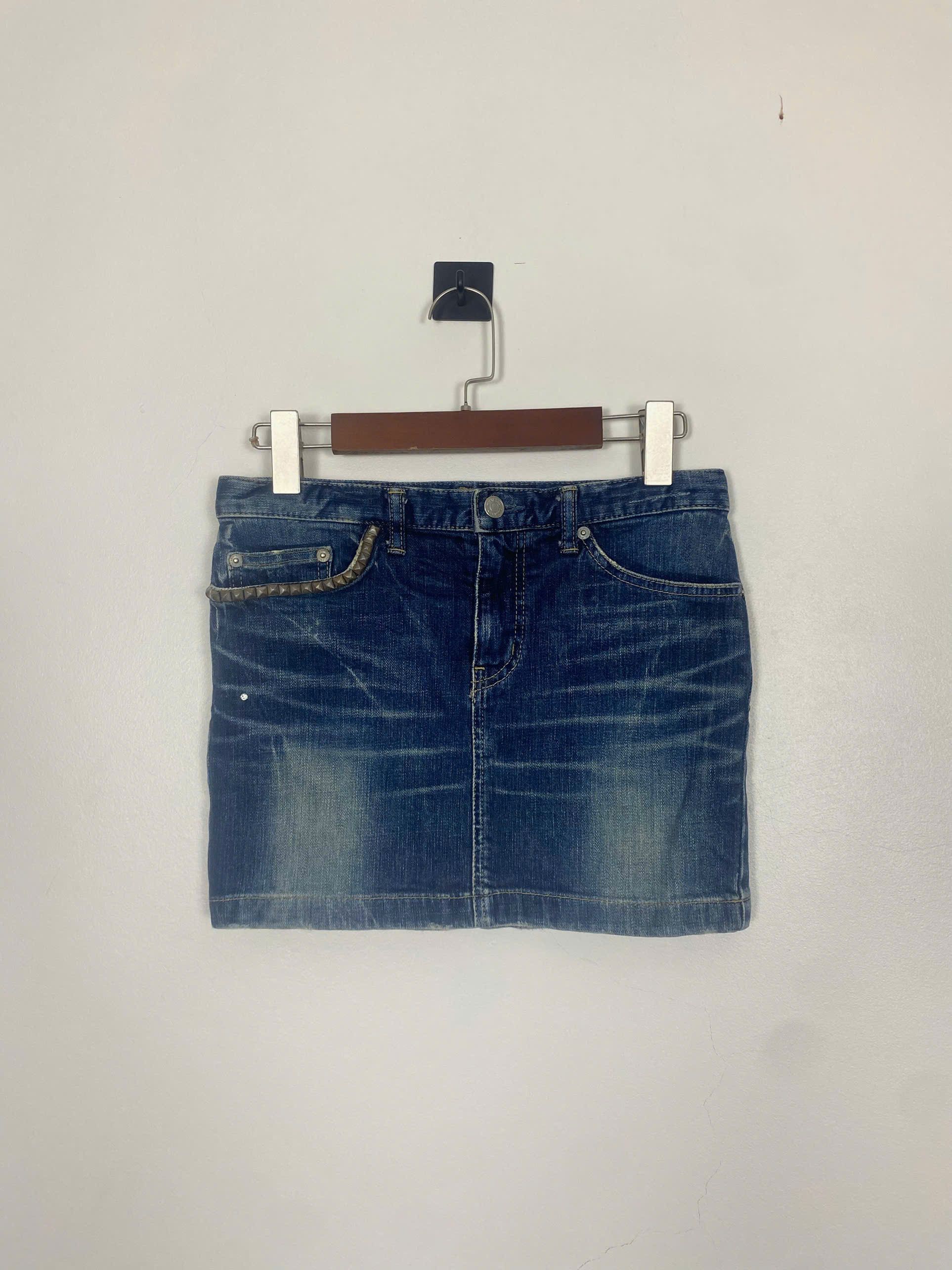 Hysteric Glamour 1990s Hysteric Glamour Studded Mini Skirt Size 25" / US 0 / IT 36 - 1 Thumbnail