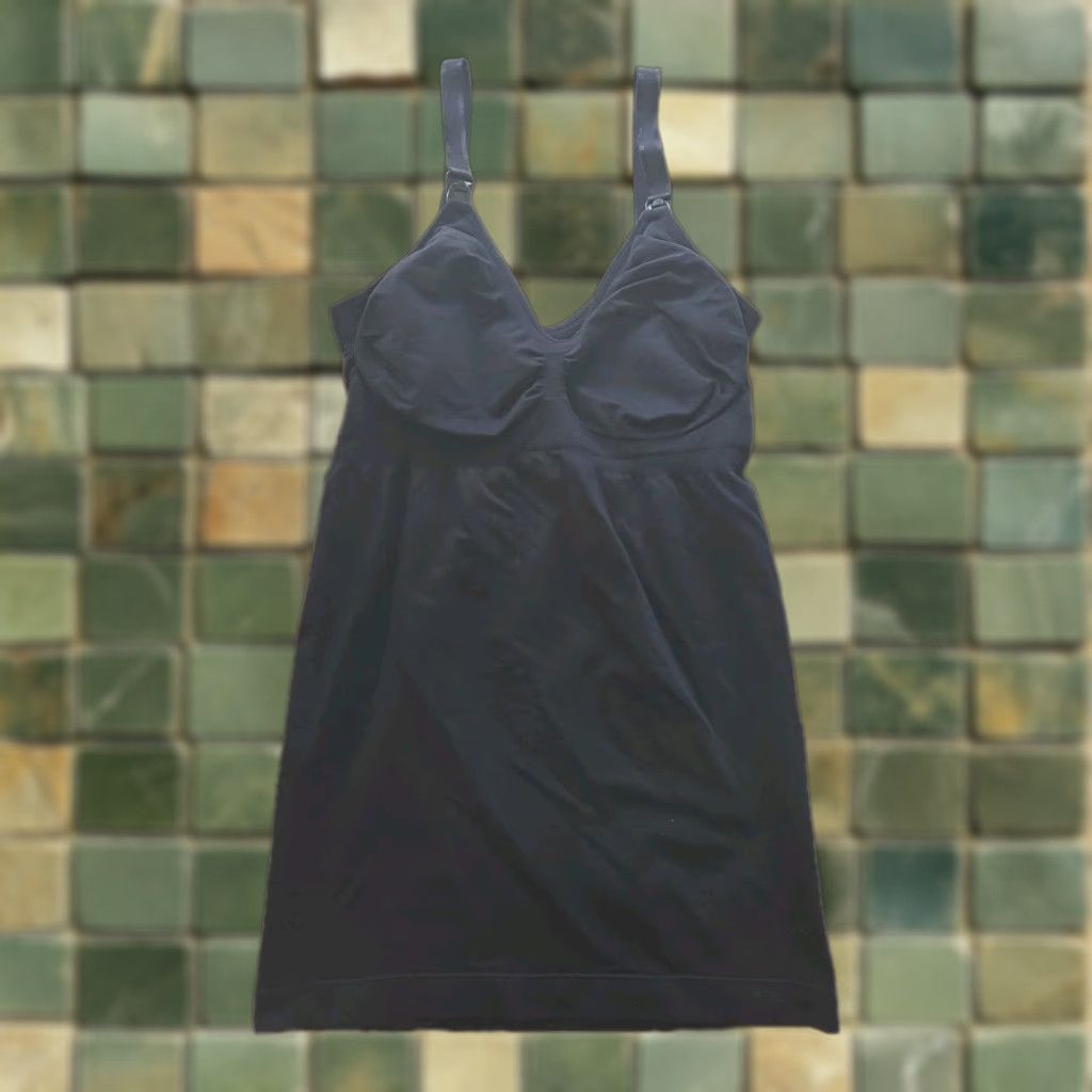 Vintage Kindred Bravely Cami Tank Womens Size S Black Nursing Bra Tank Shirt Size ONE SIZE - 1 Thumbnail