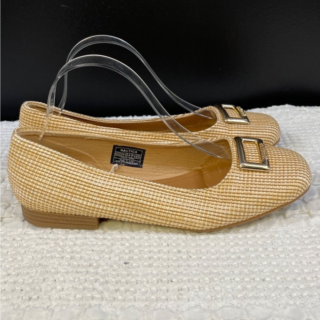 Nautica Nautica Halsell Women's Beige Shoes/Flats Size 10 SKU 5104 Size US 10 / IT 40 - 4 Thumbnail