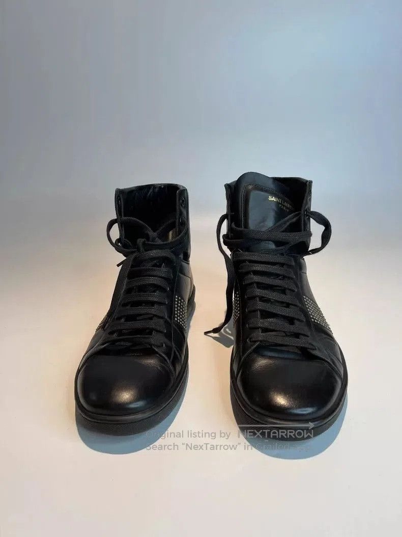 Saint Laurent Paris Black High. Size US 8 / EU 41 - 2 Thumbnail
