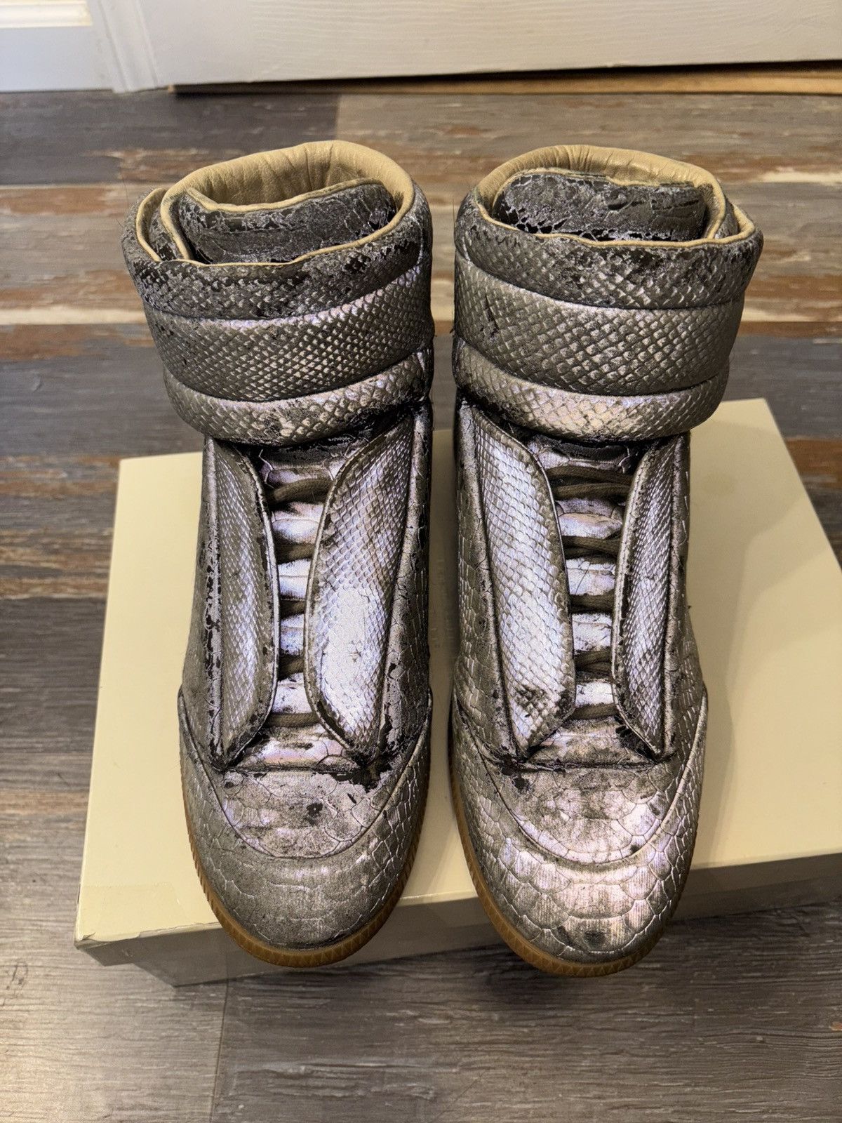 Maison Margiela Maison Margiela Future High Reflective Snakeskin size 10 Size US 10 / EU 43 - 15 Thumbnail