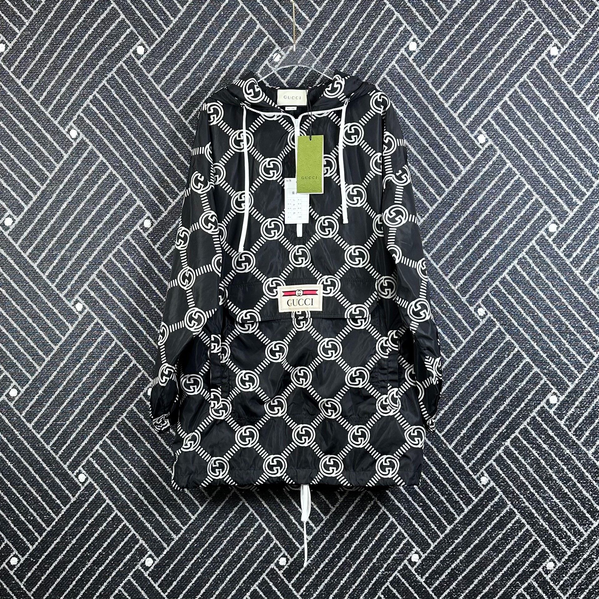Gucci Gucci Full Print Half-Zip Jacket Size US XS / EU 42 / 0 - 1 Thumbnail