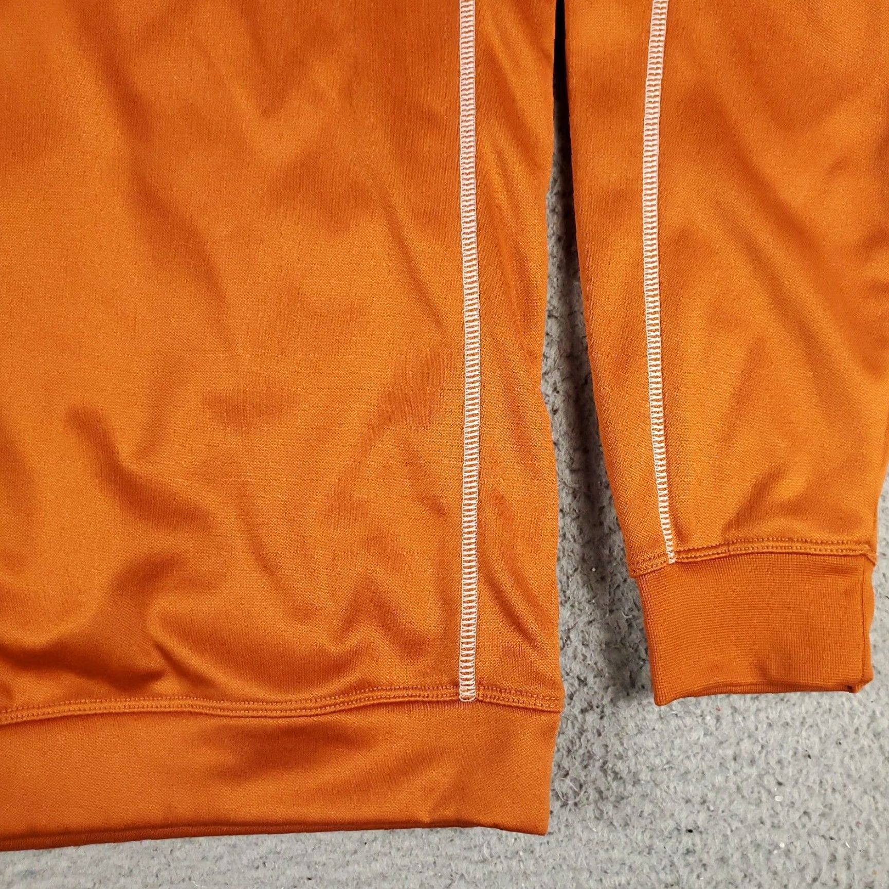 Nike Nike Sweatshirt Mens Large Orange 1/4 Zip Pullover Swoosh Logo Knit Mock Neck Long Sleeve Modern Sports Nike Mens Regular Gift Size US L / EU 52-54 / 3 - 4 Thumbnail