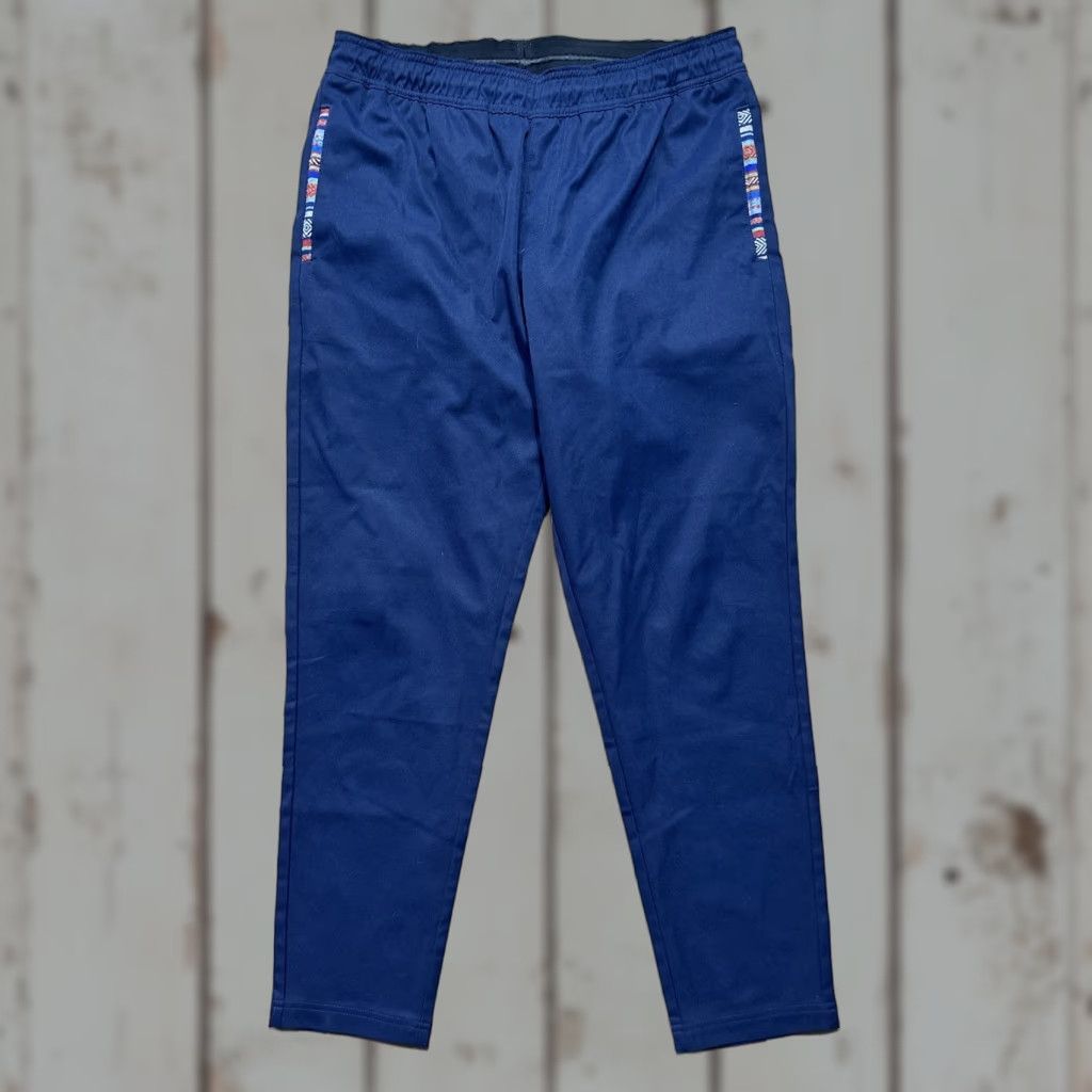 Vintage Wowie Rambler Men’s Pant Casual Stretch Aztec Charcoal Blue Size Large Style Streetwear Slim Tapered Pockets Adjustable Waist Inseam 31 in Cardigan? Size US 33 - 1 Thumbnail