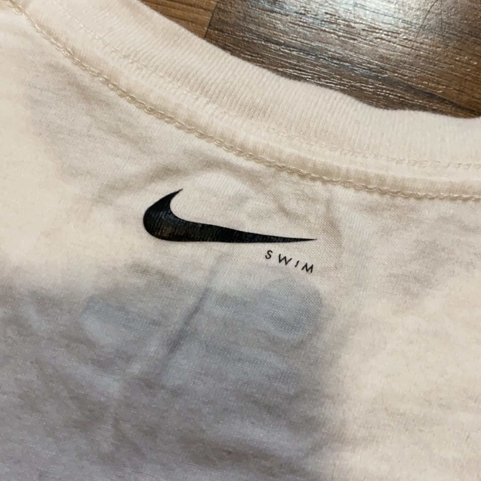 Nike 2011 Nike Swim Center Swoosh Short Sleeve Size US L / EU 52-54 / 3 - 4 Thumbnail