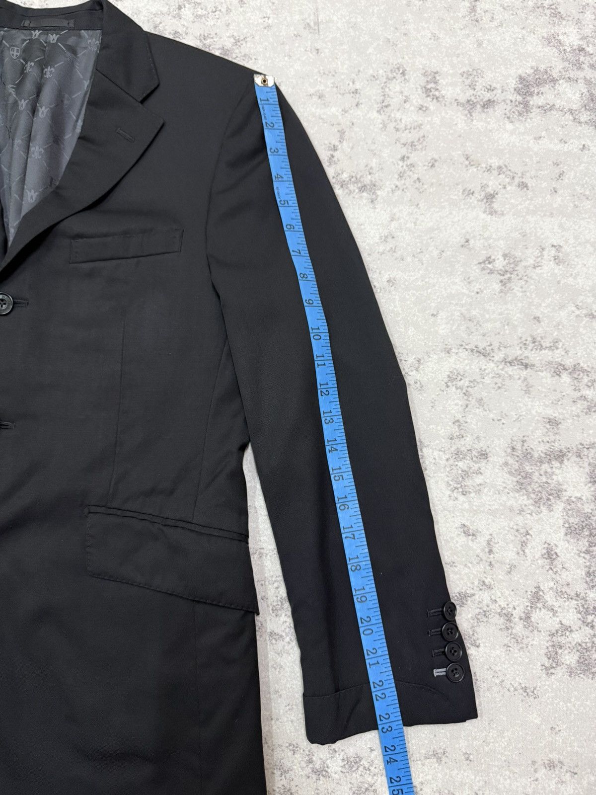 Burberry Burberry Super 120s Monogram Lined Black Blazer Coat Size US S / EU 44-46 / 1 - 21 Thumbnail