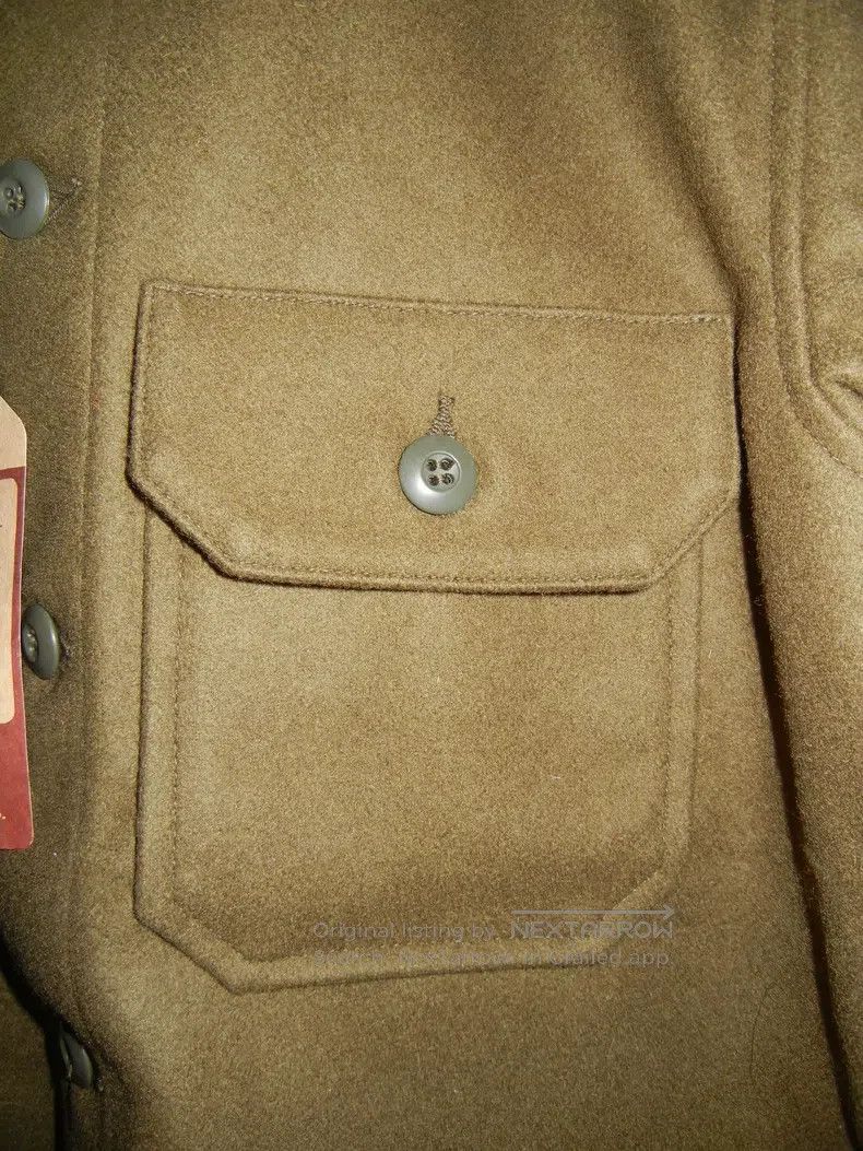 The Real McCoy's The Real McCoys Melton Tweed Coat Size US L / EU 52-54 / 3 - 4 Thumbnail
