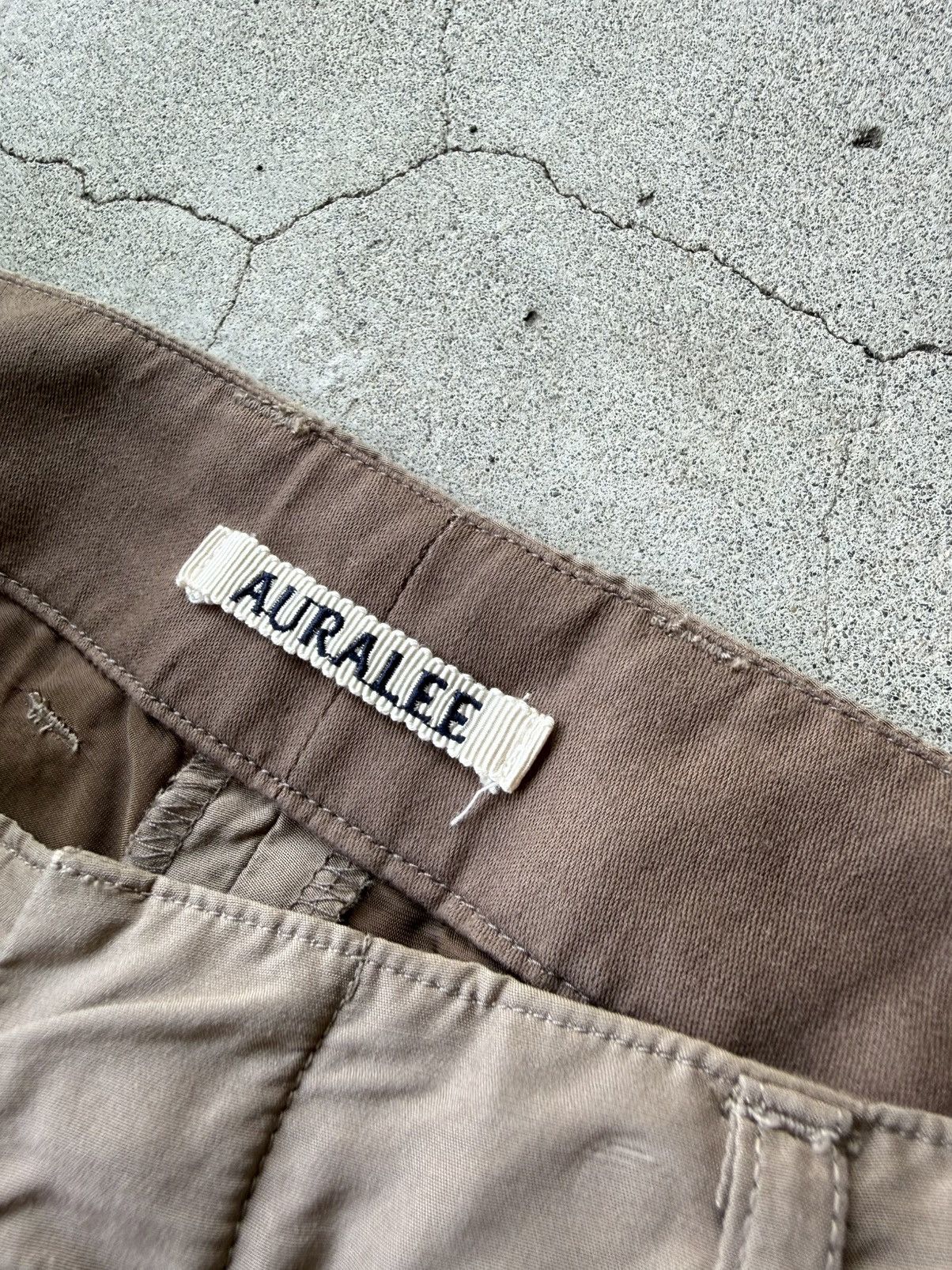 Auralee AURALEE SILK COTTON CLOTH WIDE PANTS Size US 28 / EU 44 - 8 Thumbnail
