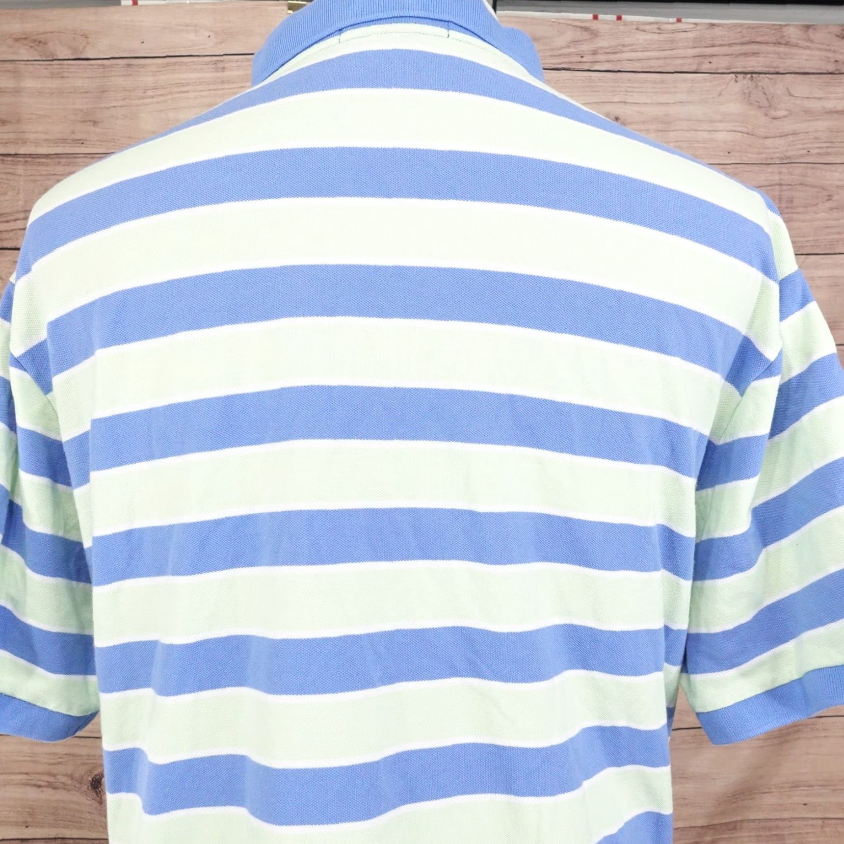 Cremieux Cremieux Polo Shirt Men 2XL Short Sleeve Casual Striped Blue Green Preppy Size US XXL / EU 58 / 5 - 5 Thumbnail