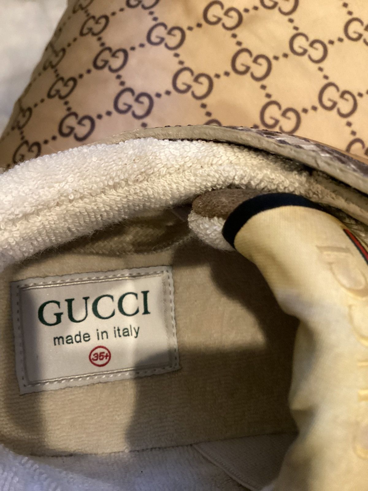 Gucci GUCCI Women's Ultrapace 'Rock Tejus Printed' Sneakers Size US 5.5 / IT 35.5 - 5 Thumbnail
